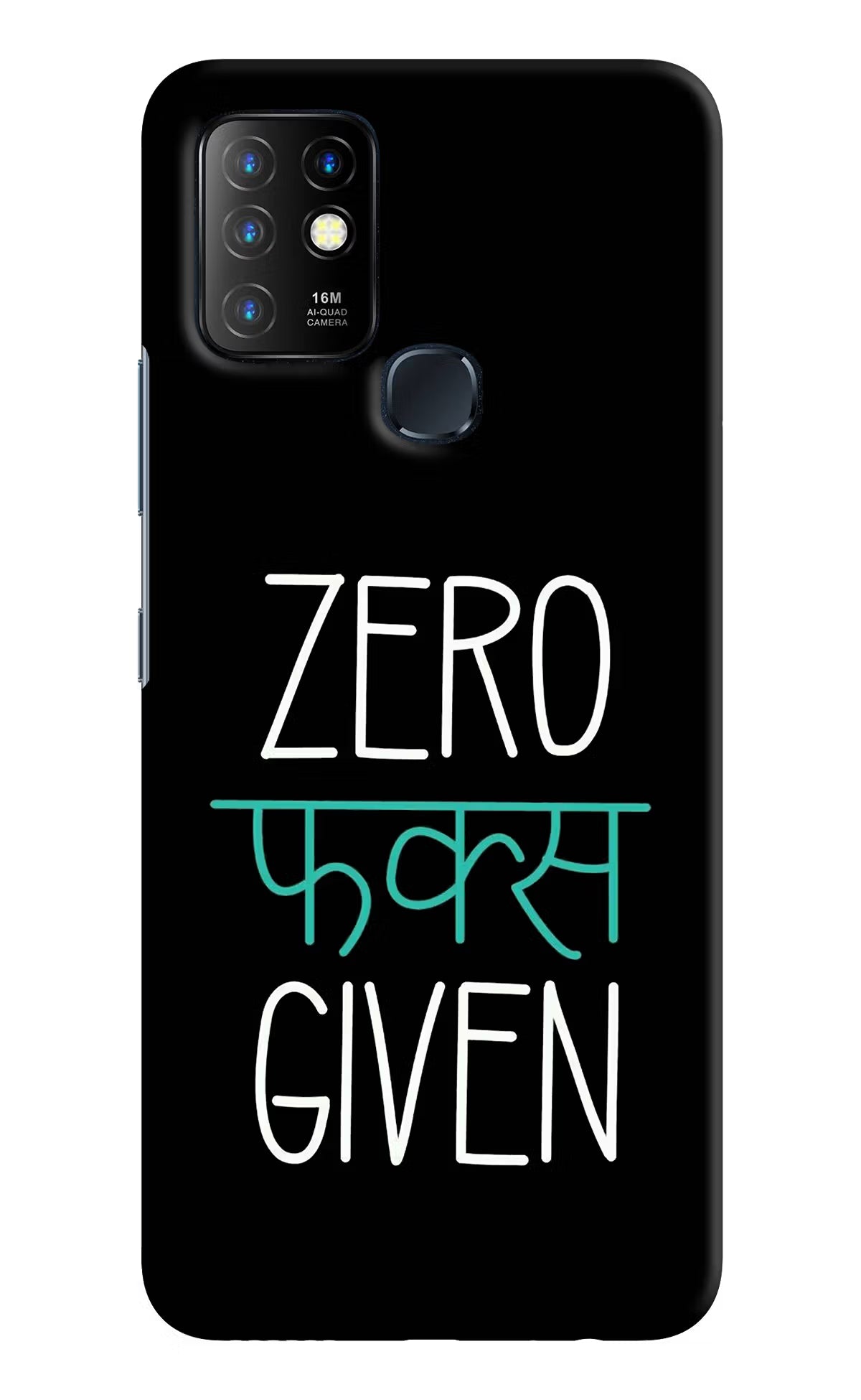Zero Fucks Given Infinix Hot 10 Back Cover - Zero Fucks Given Infinix Hot 10 Hard Case Back Cover by Casekaro Zero Fucks Given Infinix Hot 10 Hard Case Back Cover by Casekaro