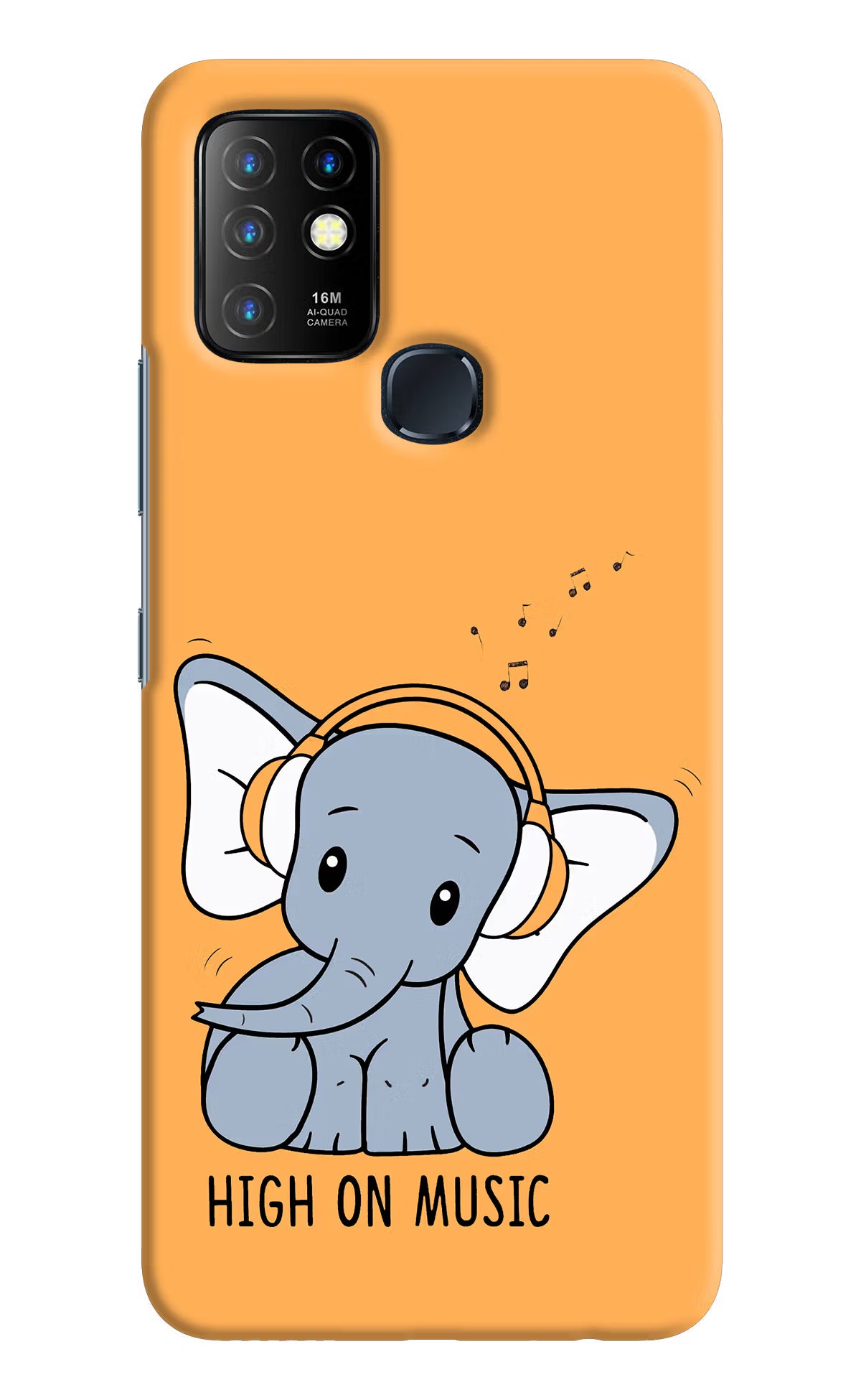 High On Music Infinix Hot 10 Back Cover - High On Music Infinix Hot 10 Hard Case Back Cover by Casekaro High On Music Infinix Hot 10 Hard Case Back Cover by Casekaro