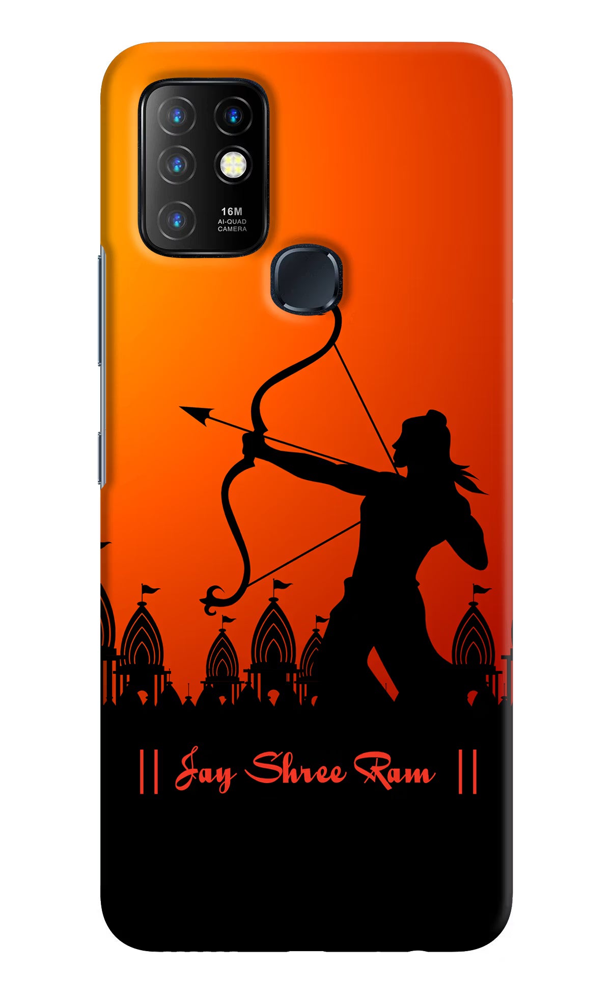 Lord Ram - 4 Infinix Hot 10 Back Cover - Lord Ram - 4 Infinix Hot 10 Hard Case Back Cover by Casekaro Lord Ram - 4 Infinix Hot 10 Hard Case Back Cover by Casekaro