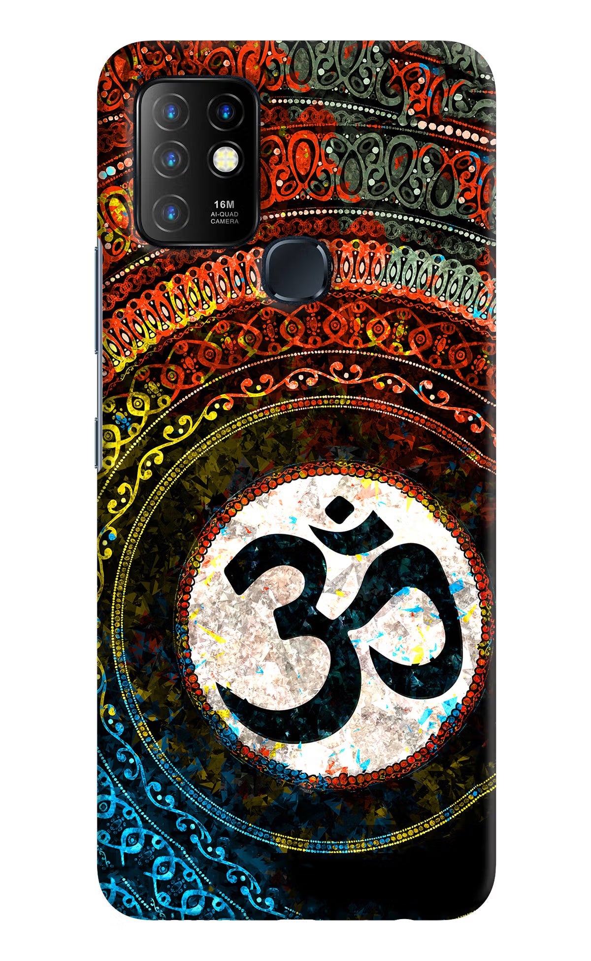Om Cultural Infinix Hot 10 Back Cover - Om Cultural Infinix Hot 10 Hard Case Back Cover by Casekaro Om Cultural Infinix Hot 10 Hard Case Back Cover by Casekaro