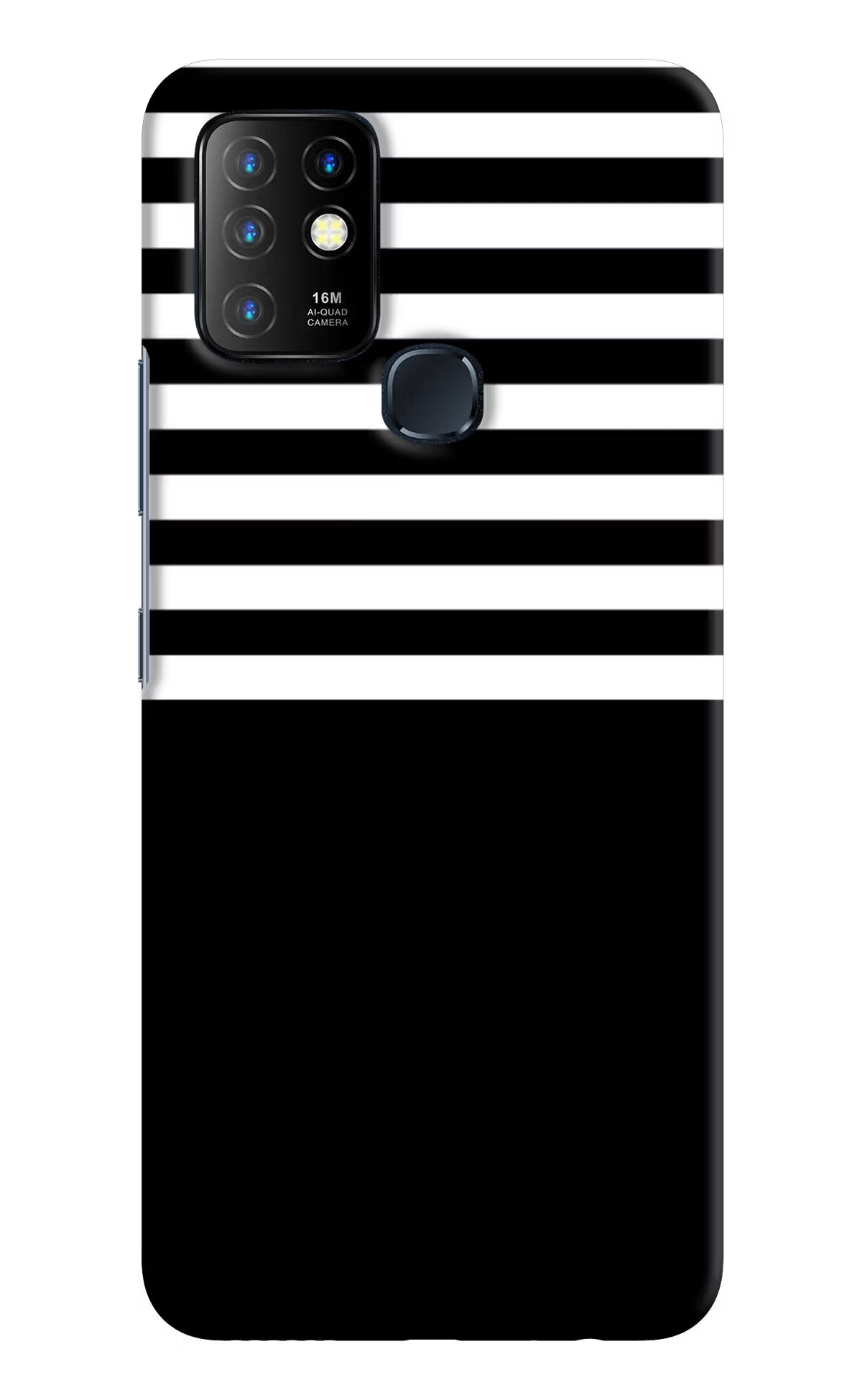 Black and White Print Infinix Hot 10 Back Cover - Black and White Print Infinix Hot 10 Hard Case Back Cover by Casekaro Black and White Print Infinix Hot 10 Hard Case Back Cover by Casekaro