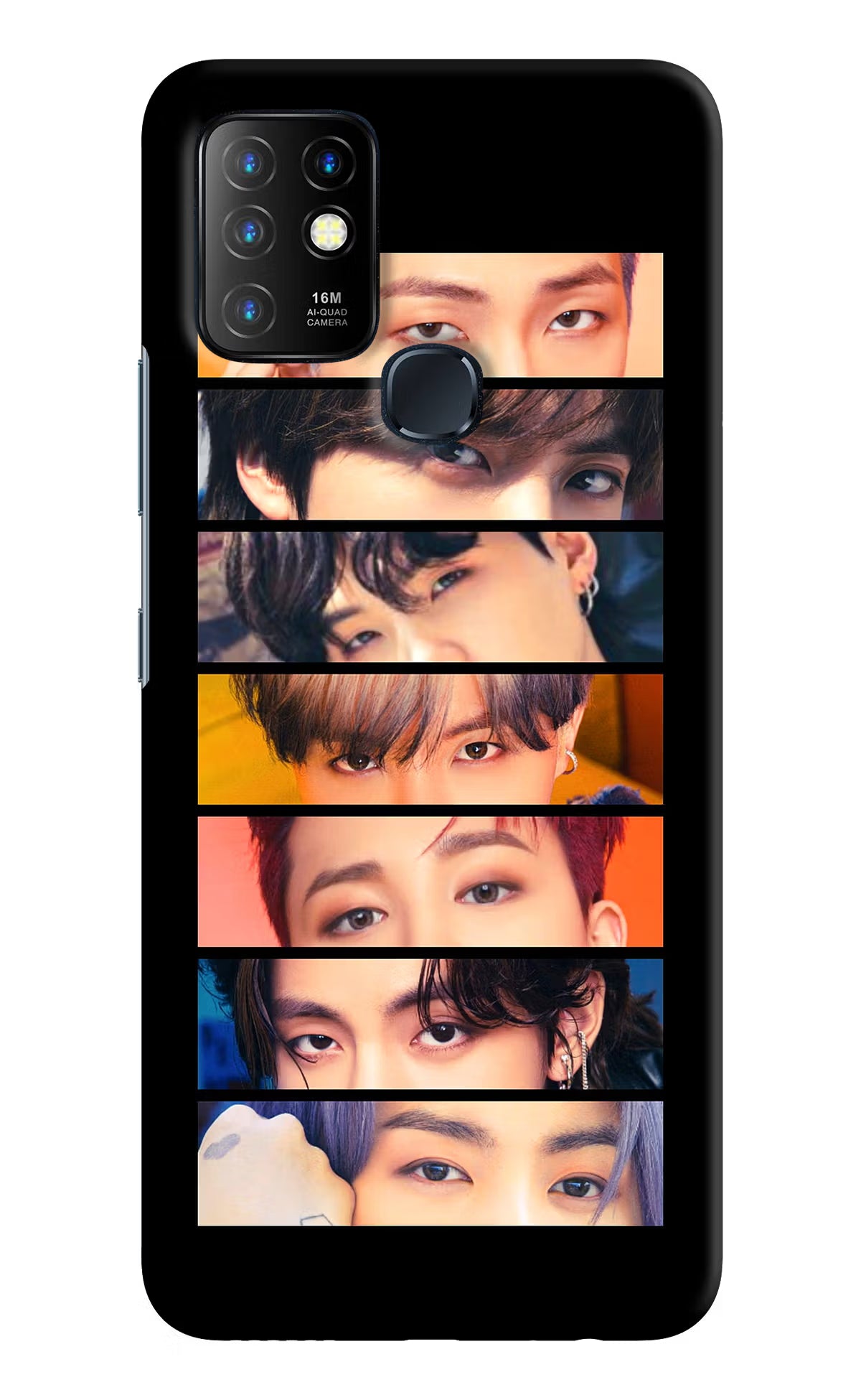 BTS Eyes Infinix Hot 10 Back Cover - BTS Eyes Infinix Hot 10 Hard Case Back Cover by Casekaro BTS Eyes Infinix Hot 10 Hard Case Back Cover by Casekaro