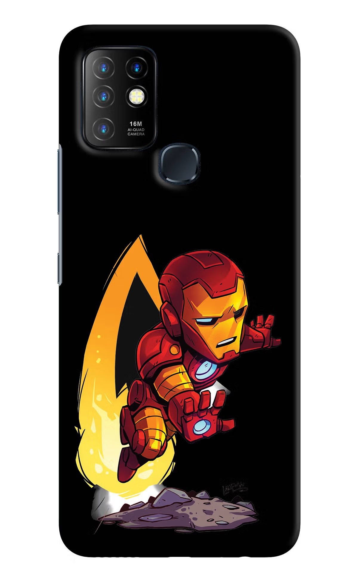 IronMan Infinix Hot 10 Back Cover - IronMan Infinix Hot 10 Hard Case Back Cover by Casekaro IronMan Infinix Hot 10 Hard Case Back Cover by Casekaro