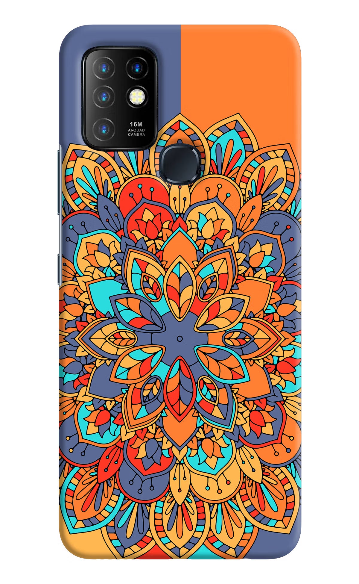 Color Mandala Infinix Hot 10 Back Cover - Color Mandala Infinix Hot 10 Hard Case Back Cover by Casekaro Color Mandala Infinix Hot 10 Hard Case Back Cover by Casekaro