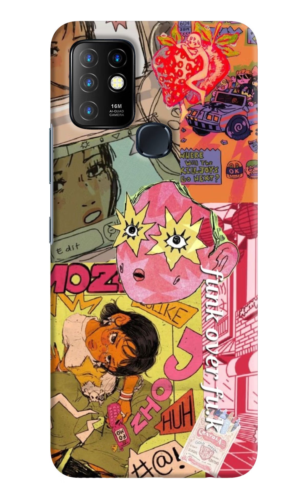 Funkover Infinix Hot 10 Back Cover - Funkover Infinix Hot 10 Back Cover Funkover Infinix Hot 10 Back Cover