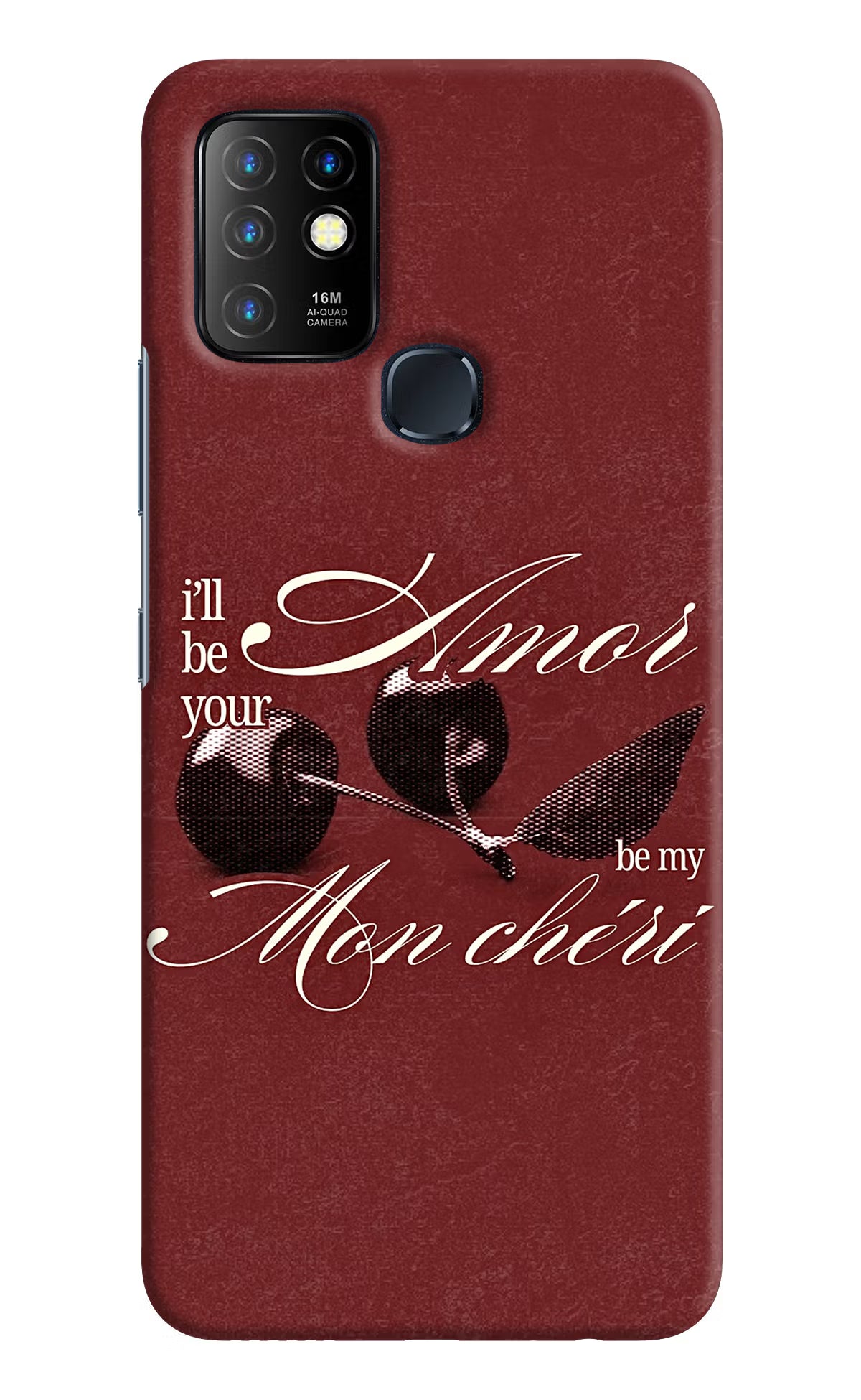Velvet Cherry Infinix Hot 10 Back Cover - Velvet Cherry Infinix Hot 10 Back Cover Velvet Cherry Infinix Hot 10 Back Cover