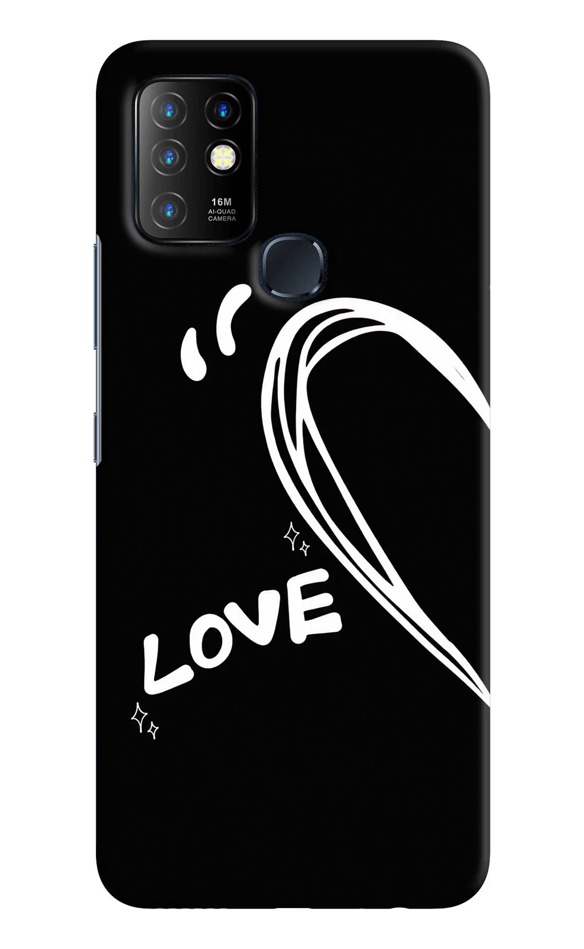 Love Line Infinix Hot 10 Back Cover - Love Line Infinix Hot 10 Back Cover Love Line Infinix Hot 10 Back Cover