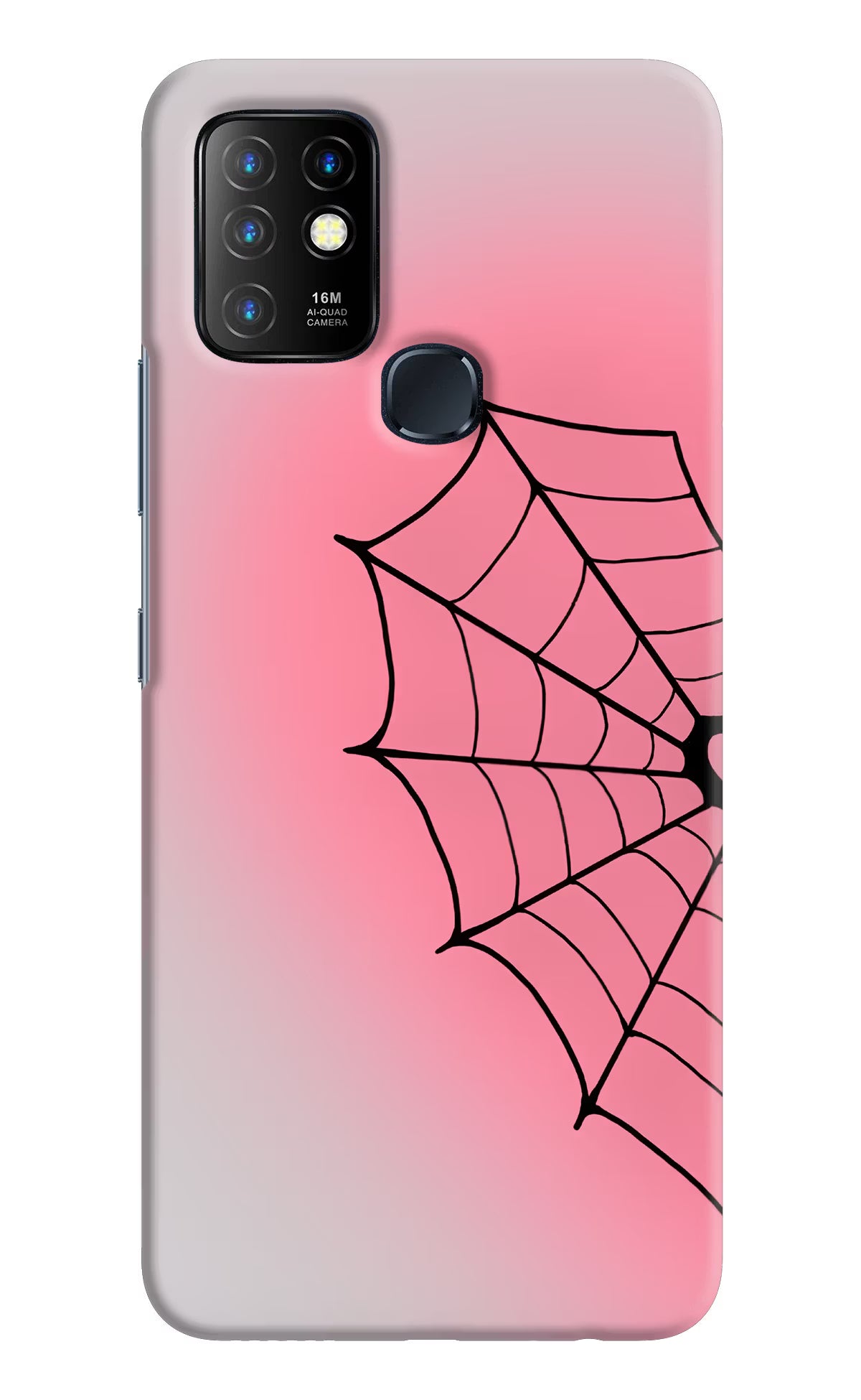 Pink Web Infinix Hot 10 Back Cover - Pink Web Infinix Hot 10 Back Cover Pink Web Infinix Hot 10 Back Cover