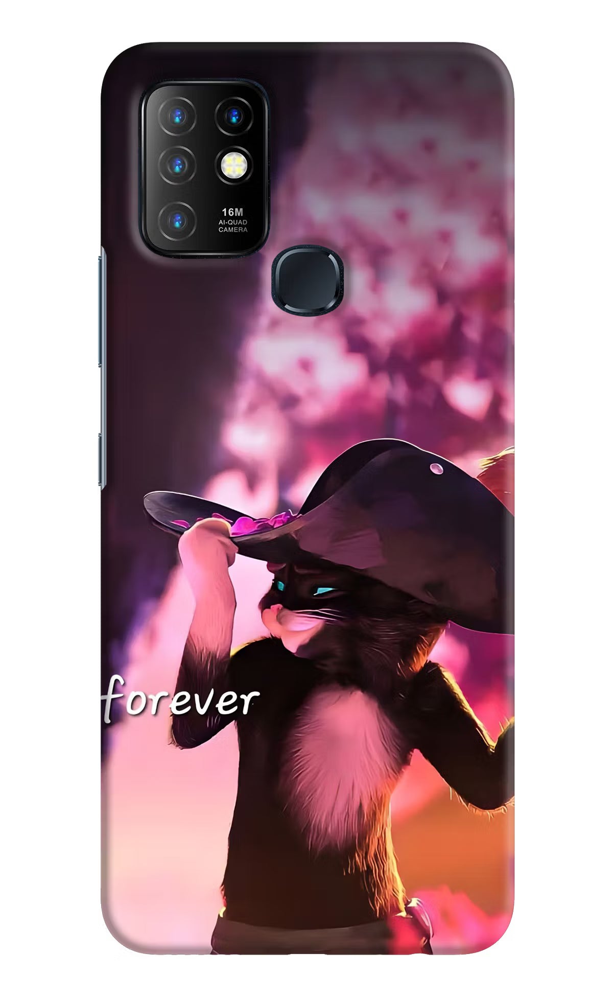 Forever Cat Infinix Hot 10 Back Cover - Forever Cat Infinix Hot 10 Back Cover Forever Cat Infinix Hot 10 Back Cover