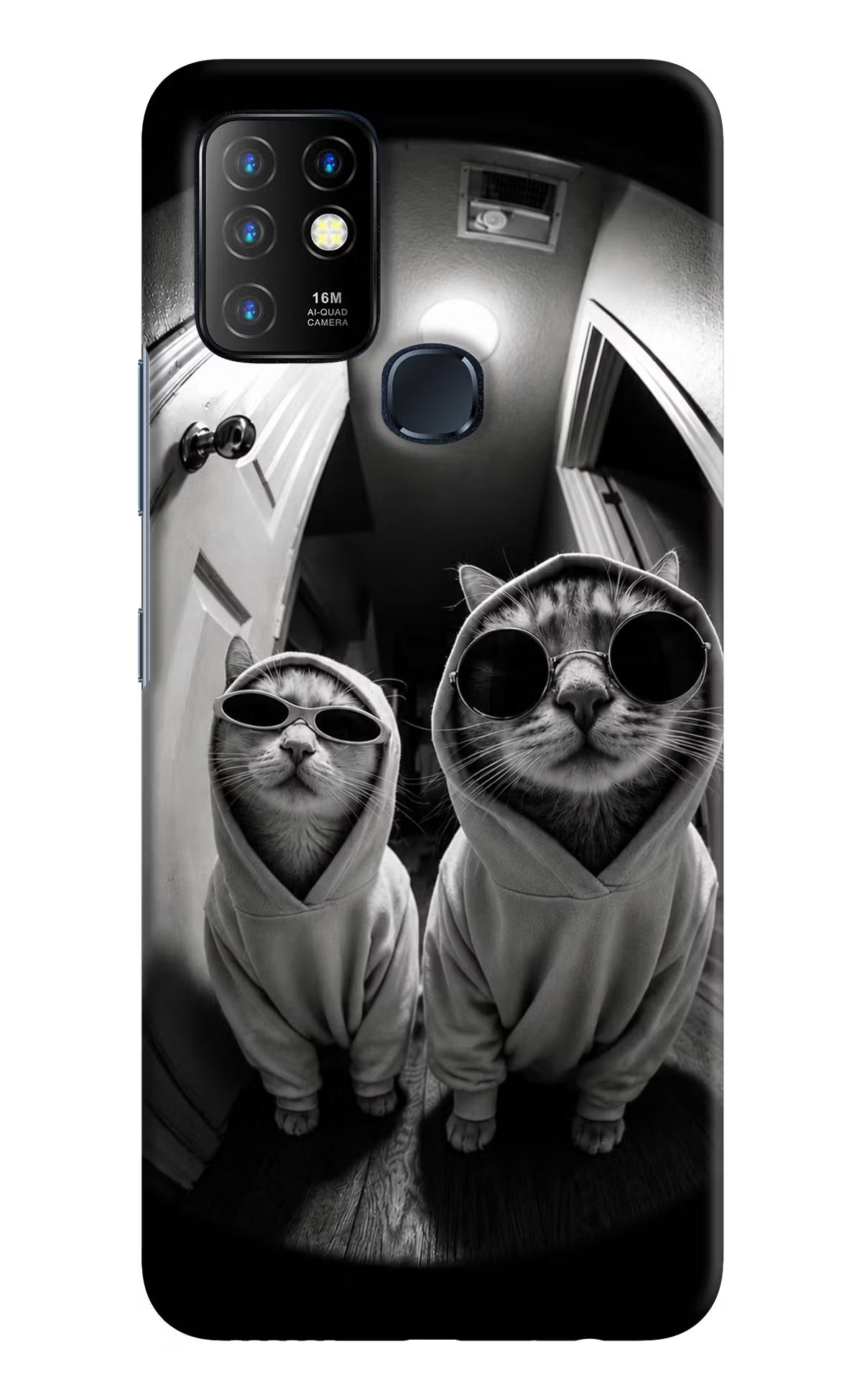 Hood Cats Infinix Hot 10 Back Cover - Hood Cats Infinix Hot 10 Back Cover Hood Cats Infinix Hot 10 Back Cover