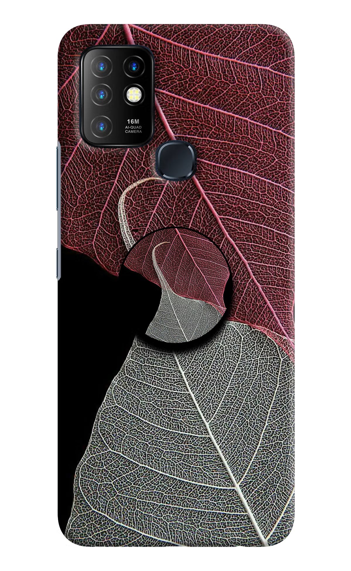 Leaf Pattern Infinix Hot 10 Pop Case - Leaf Pattern Infinix Hot 10 Pop Case by Casekaro Leaf Pattern Infinix Hot 10 Pop Case by Casekaro