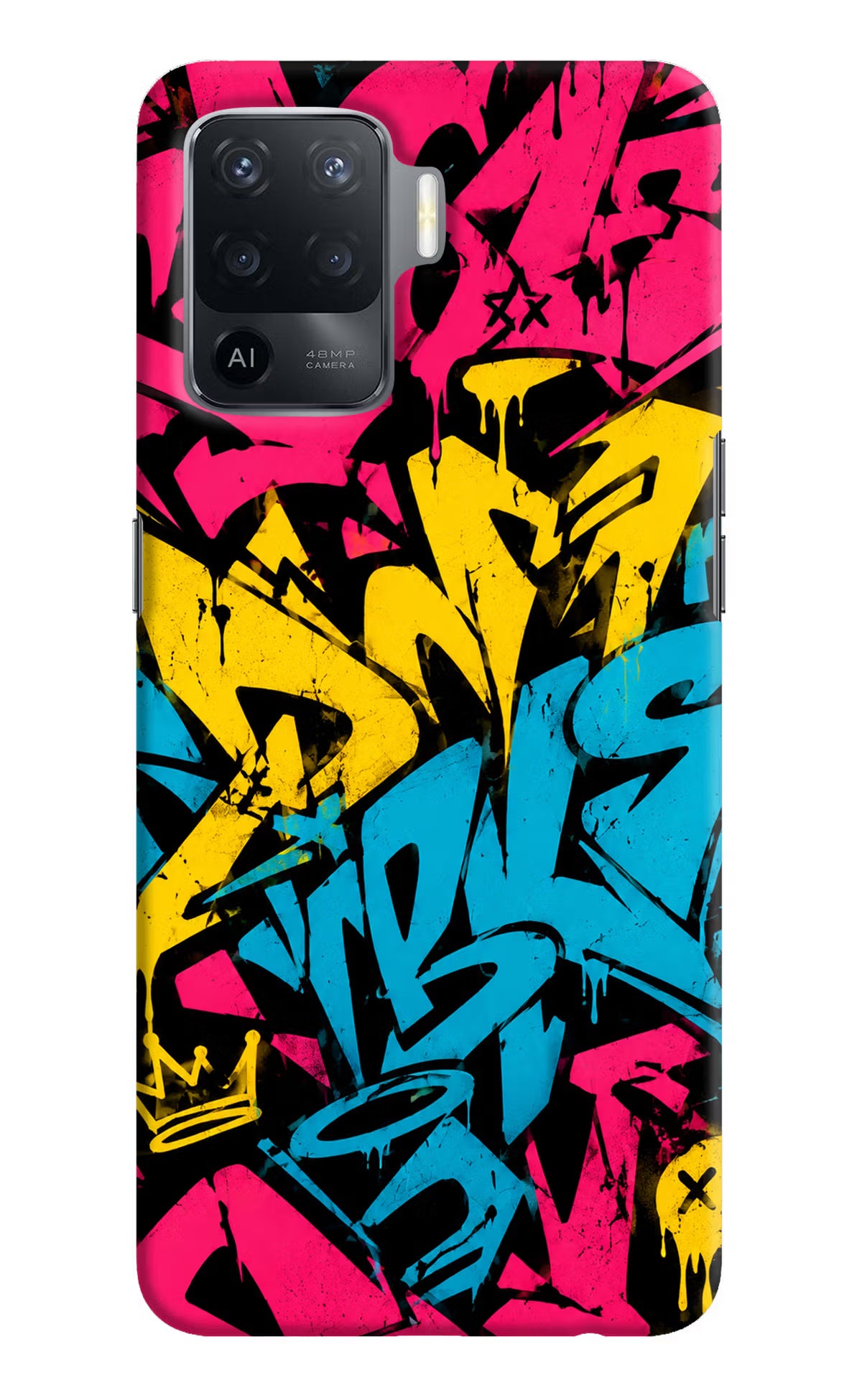 Graffiti Vibe Oppo F19 Pro Back Cover - Graffiti Vibe Oppo F19 Pro Back Cover Graffiti Vibe Oppo F19 Pro Back Cover