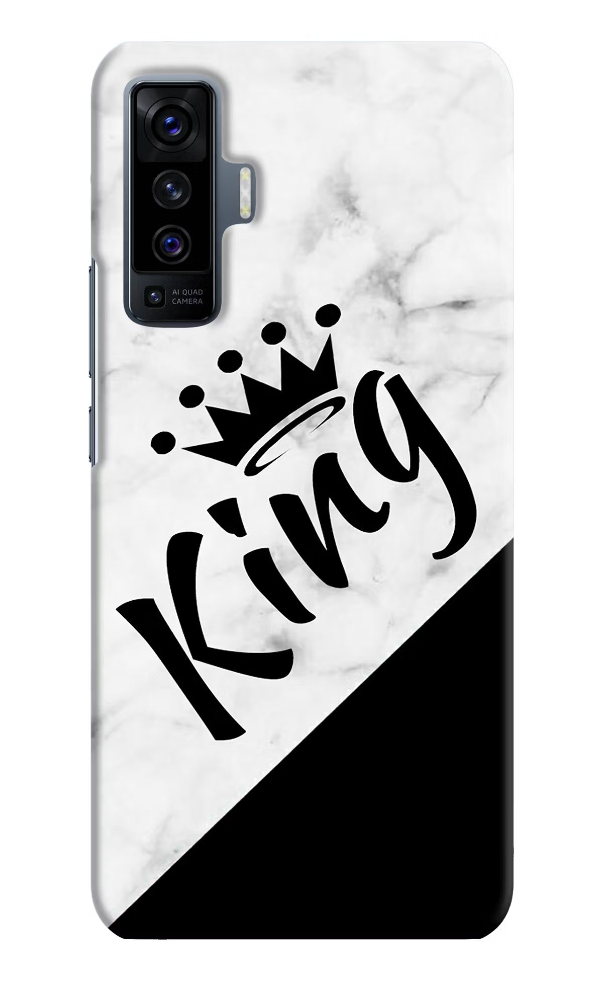 King Vivo X50 Back Cover - King Vivo X50 Hard Case Back Cover by Casekaro King Vivo X50 Hard Case Back Cover by Casekaro