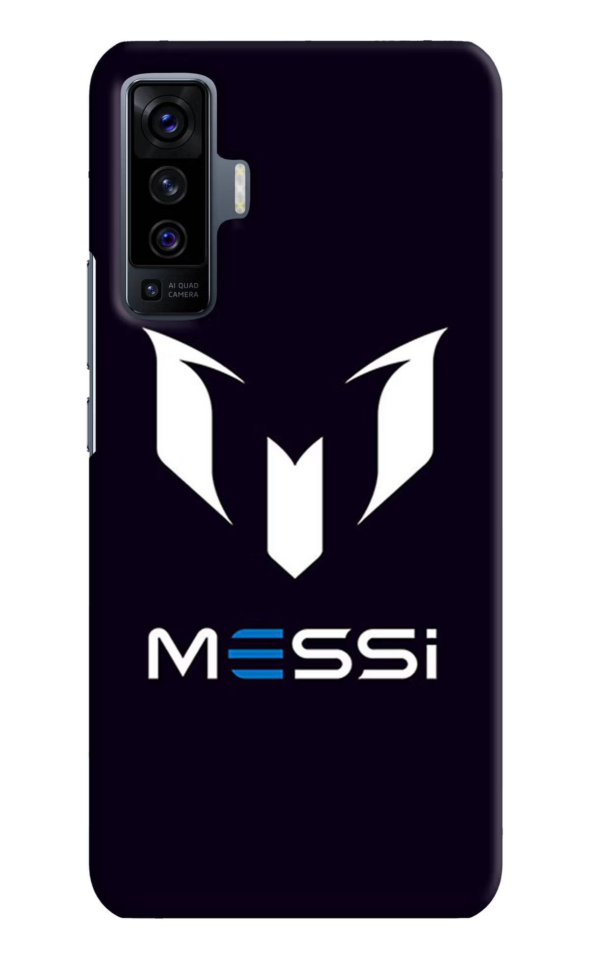 Messi Logo Vivo X50 Back Cover - Messi Logo Vivo X50 Hard Case Back Cover by Casekaro Messi Logo Vivo X50 Hard Case Back Cover by Casekaro