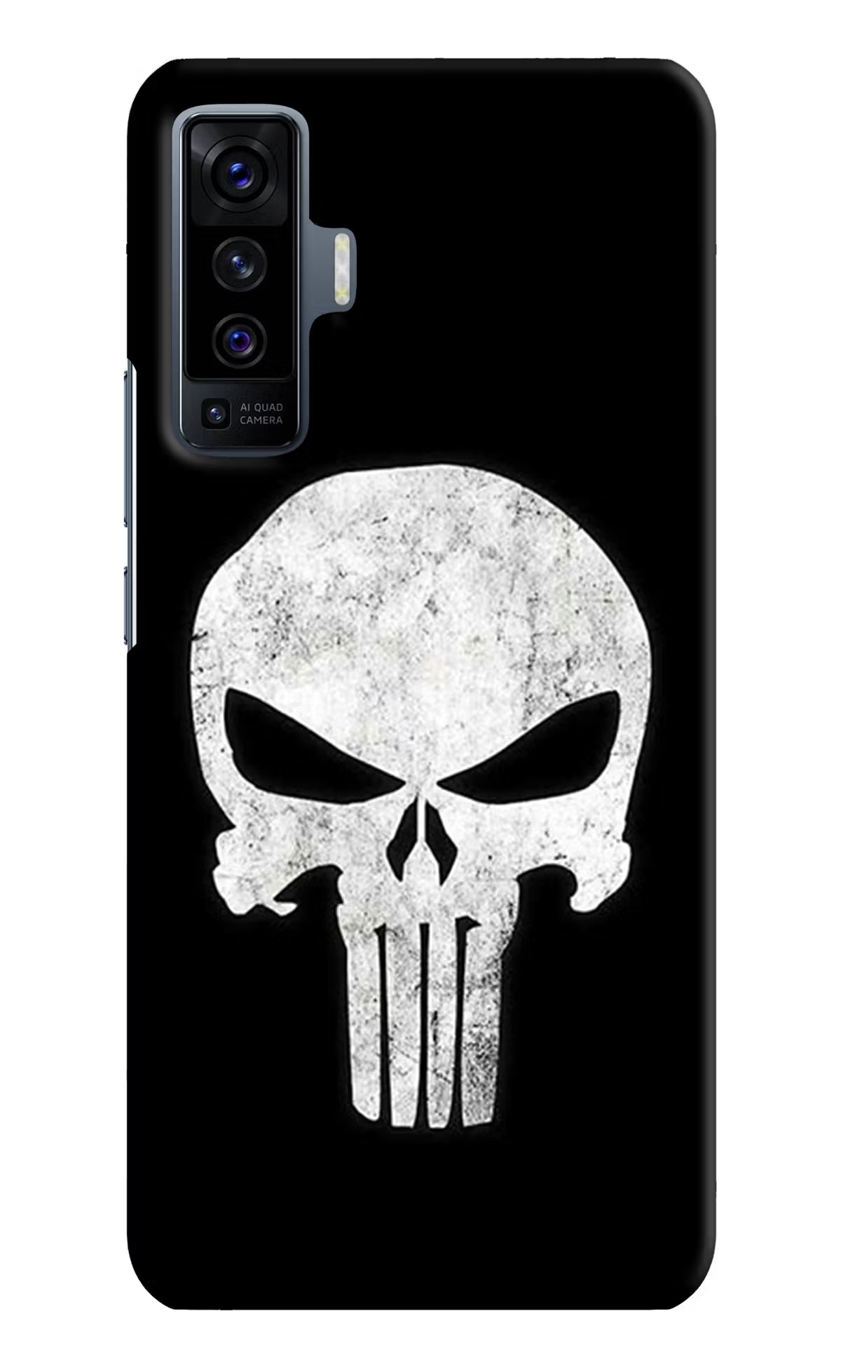 Punisher Skull Vivo X50 Back Cover - Punisher Skull Vivo X50 Hard Case Back Cover by Casekaro Punisher Skull Vivo X50 Hard Case Back Cover by Casekaro