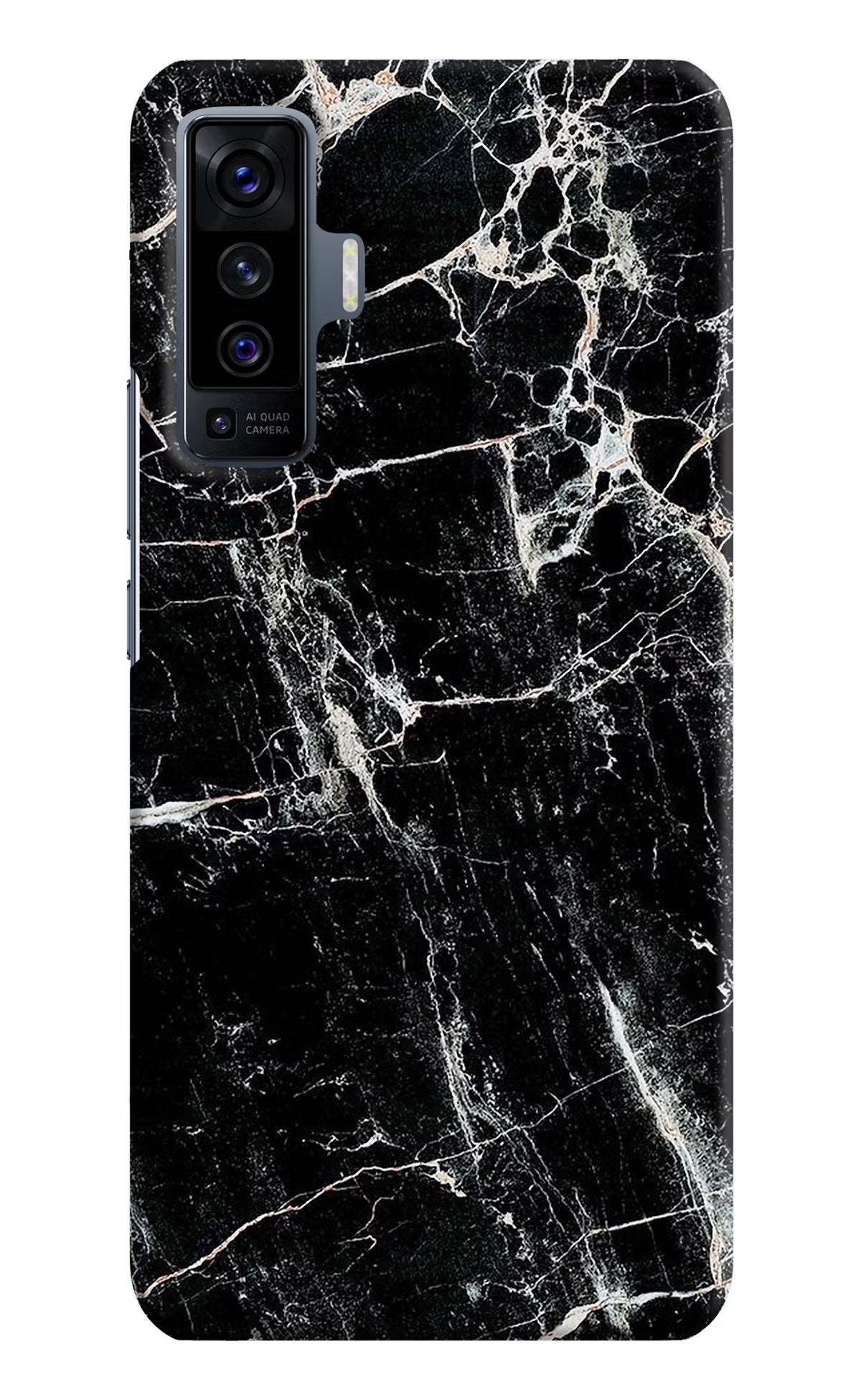 Black Marble Texture Vivo X50 Back Cover - Black Marble Texture Vivo X50 Hard Case Back Cover by Casekaro Black Marble Texture Vivo X50 Hard Case Back Cover by Casekaro