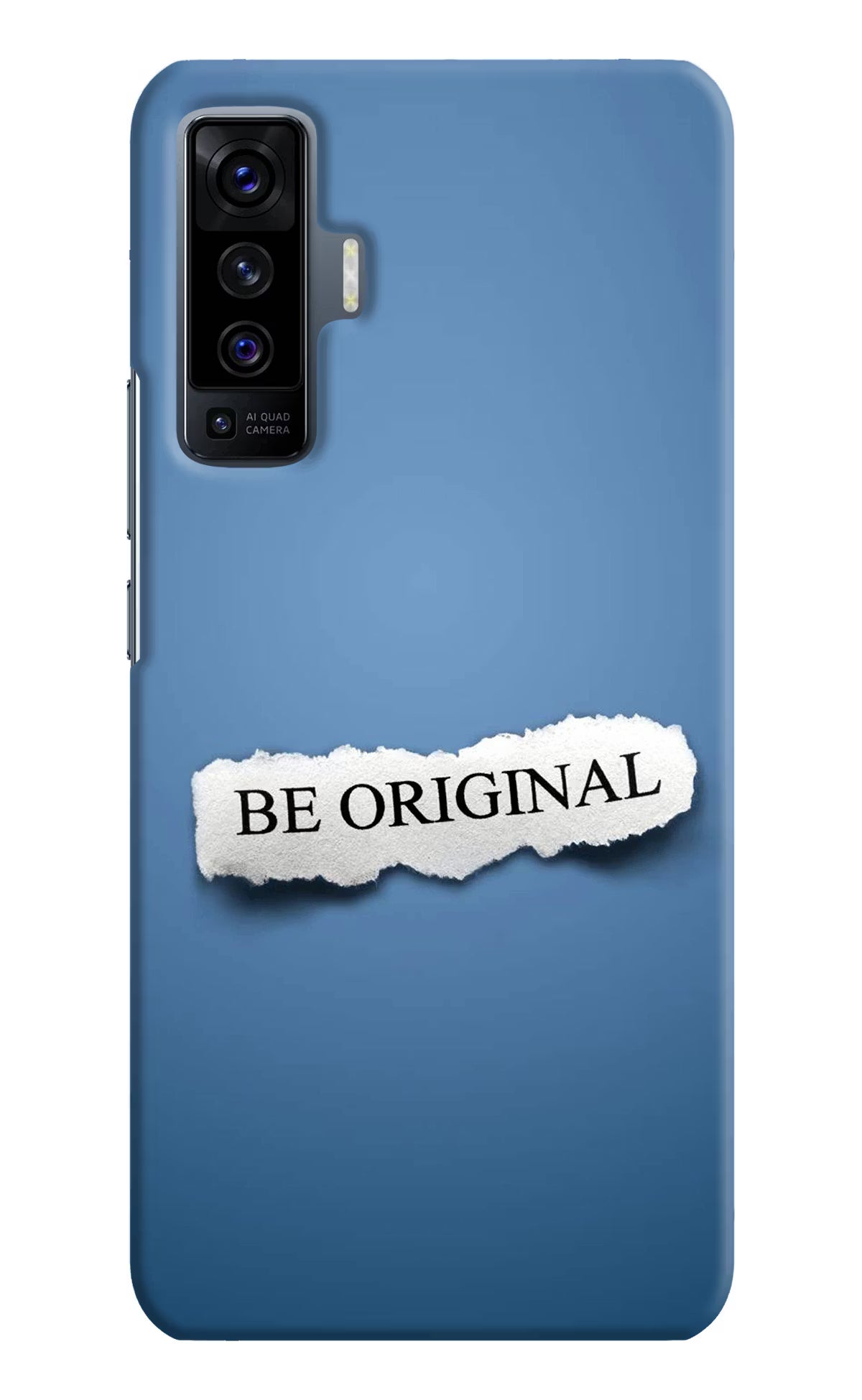 Be Original Vivo X50 Back Cover - Be Original Vivo X50 Hard Case Back Cover by Casekaro Be Original Vivo X50 Hard Case Back Cover by Casekaro