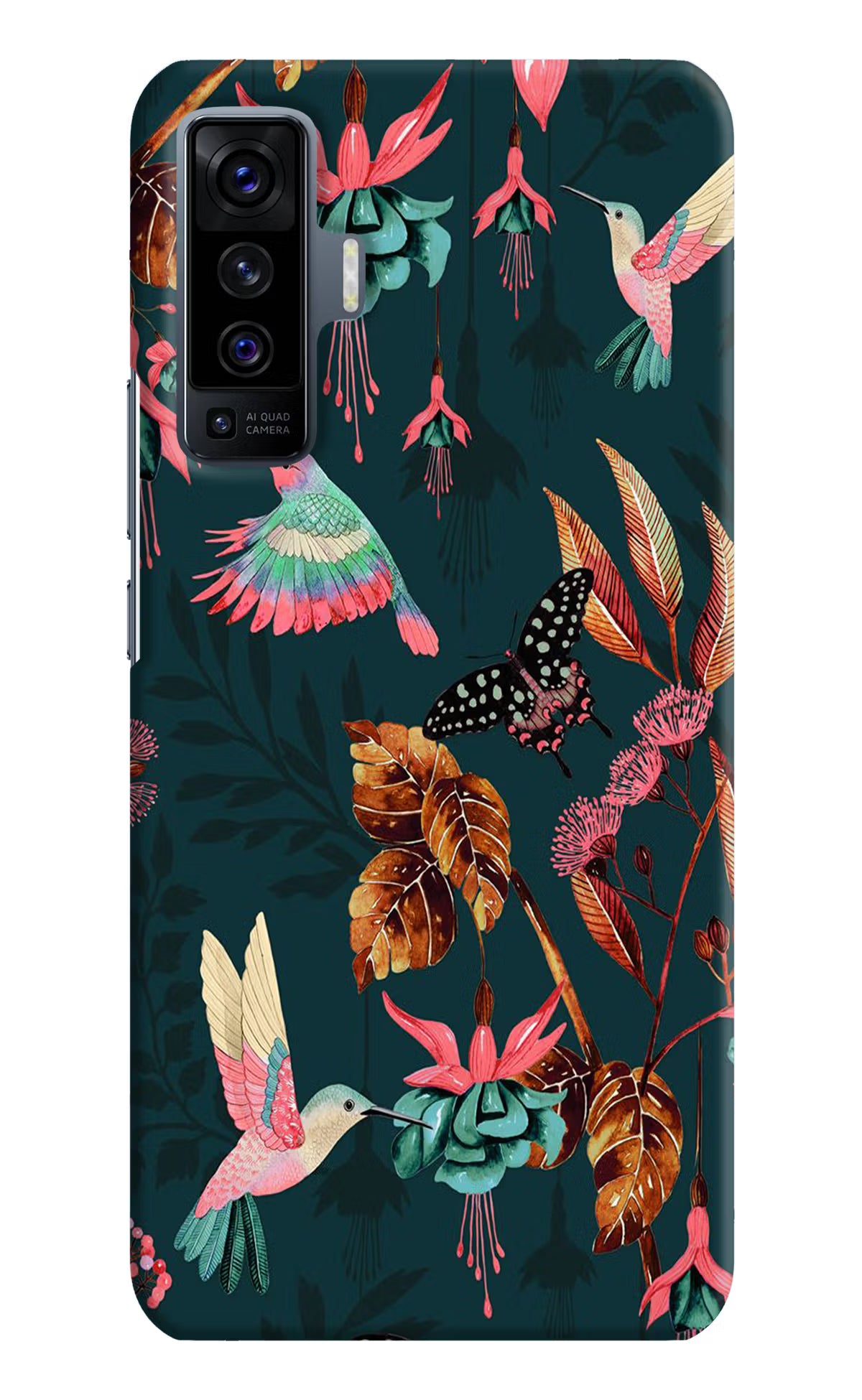 Birds Vivo X50 Back Cover - Birds Vivo X50 Hard Case Back Cover by Casekaro Birds Vivo X50 Hard Case Back Cover by Casekaro