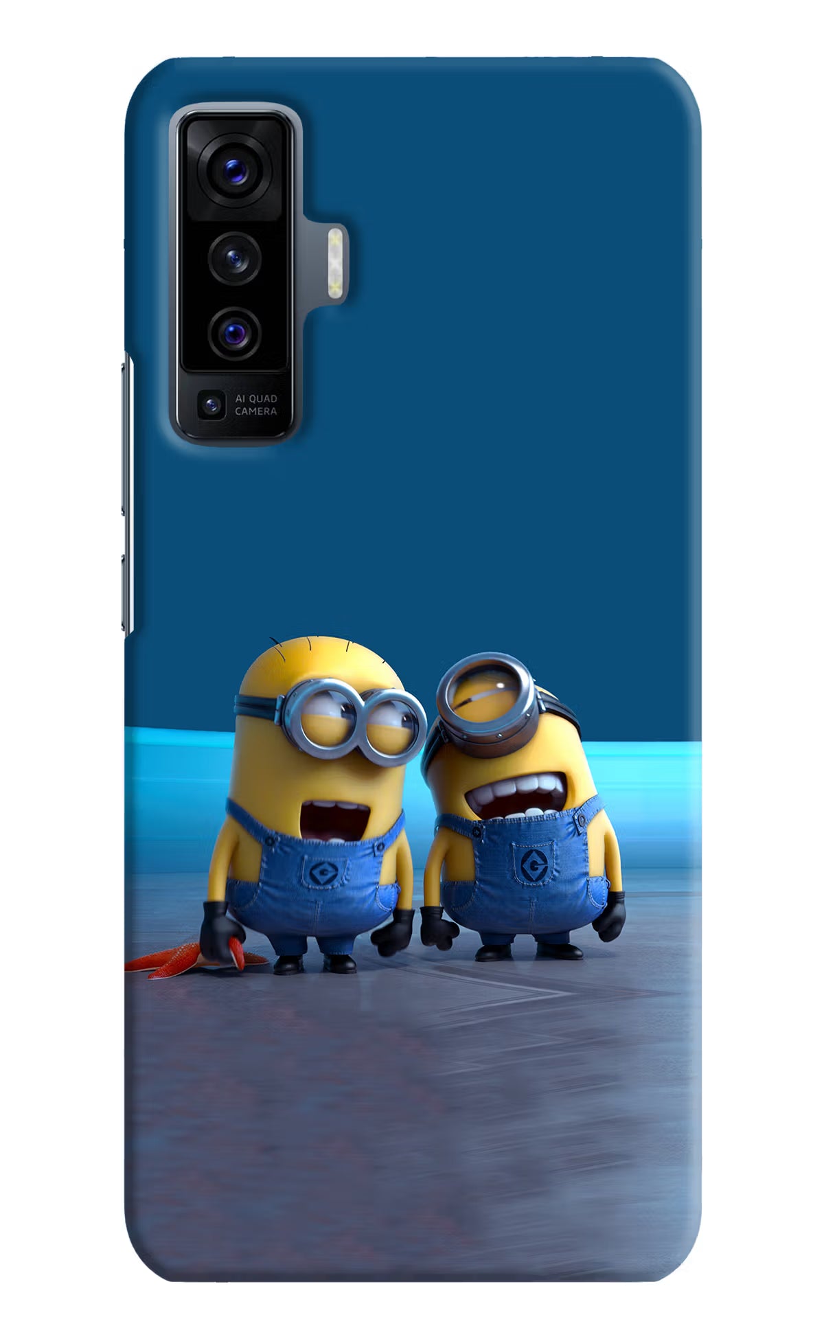 Minion Laughing Vivo X50 Back Cover - Minion Laughing Vivo X50 Hard Case Back Cover by Casekaro Minion Laughing Vivo X50 Hard Case Back Cover by Casekaro