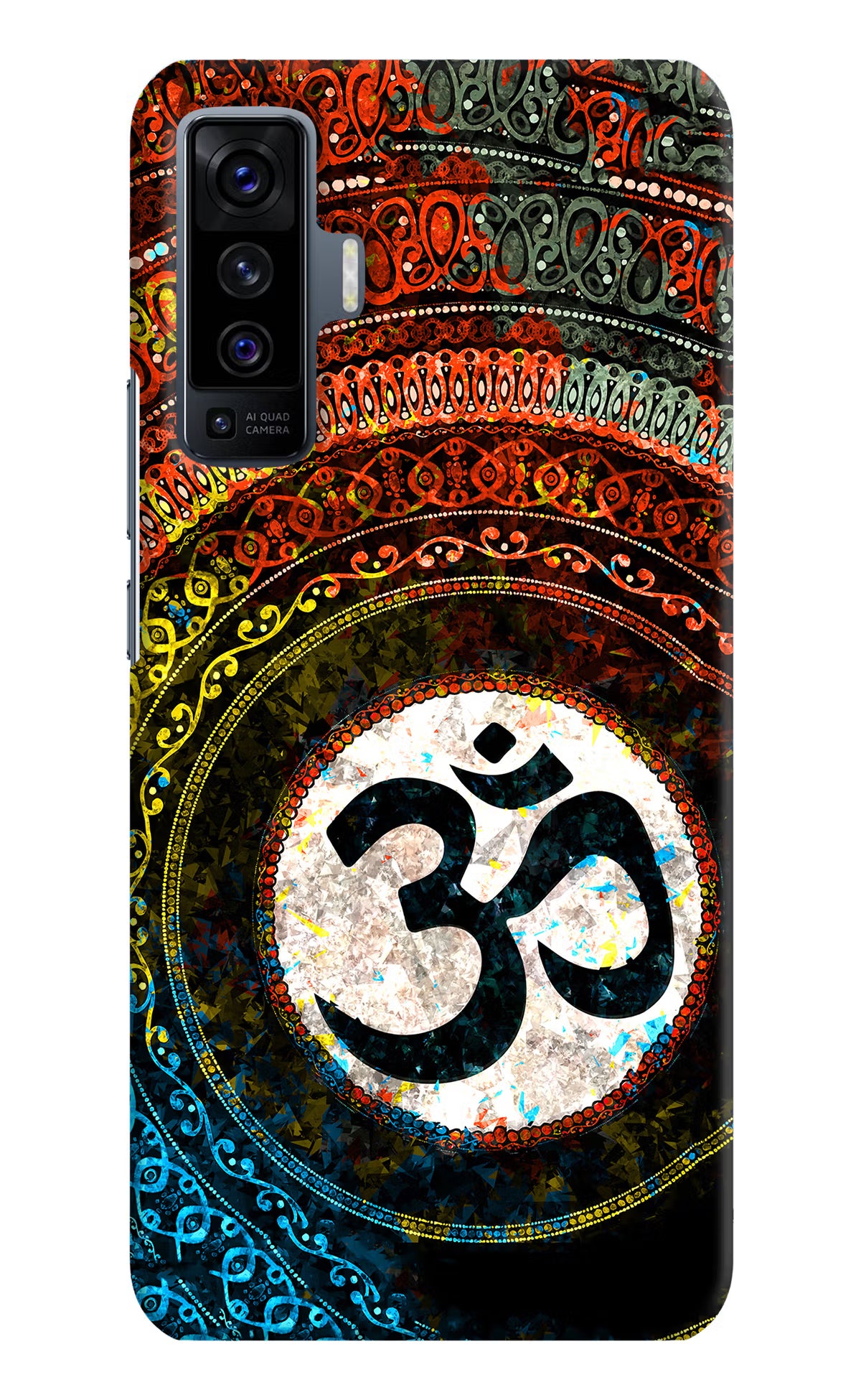 Om Cultural Vivo X50 Back Cover - Om Cultural Vivo X50 Hard Case Back Cover by Casekaro Om Cultural Vivo X50 Hard Case Back Cover by Casekaro
