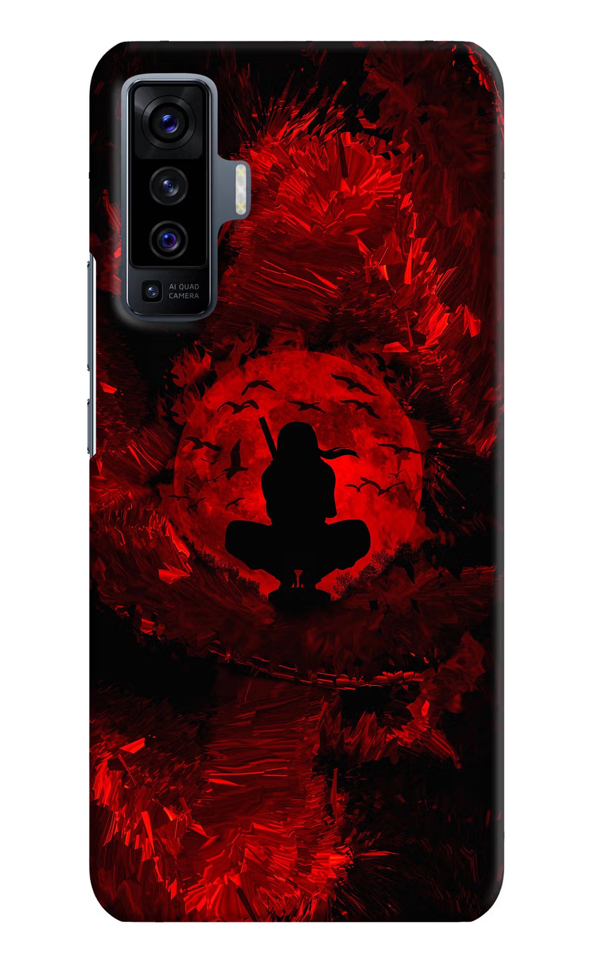 Itachi Uchiha Vivo X50 Back Cover - Itachi Uchiha Vivo X50 Hard Case Back Cover by Casekaro Itachi Uchiha Vivo X50 Hard Case Back Cover by Casekaro