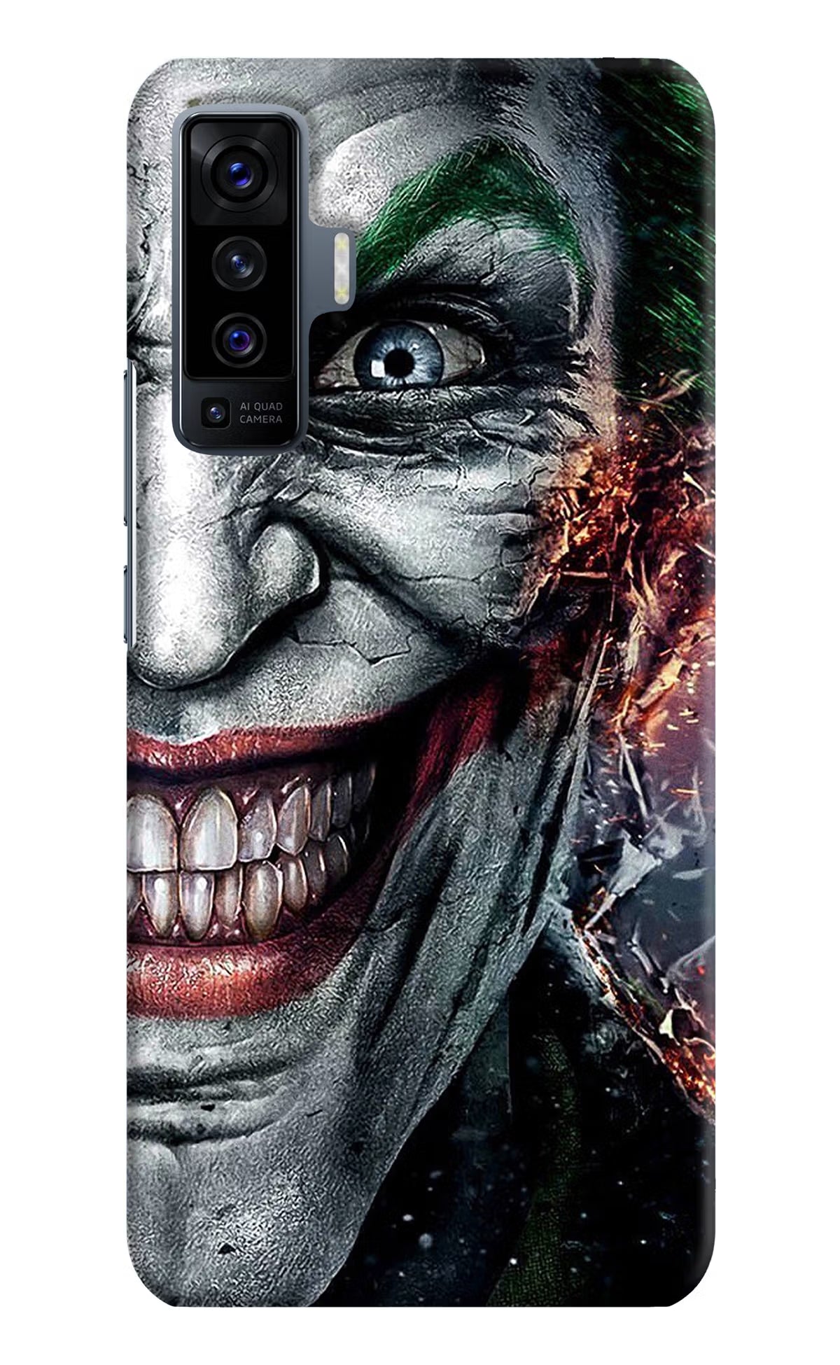 Joker Cam Vivo X50 Back Cover - Joker Cam Vivo X50 Hard Case Back Cover by Casekaro Joker Cam Vivo X50 Hard Case Back Cover by Casekaro