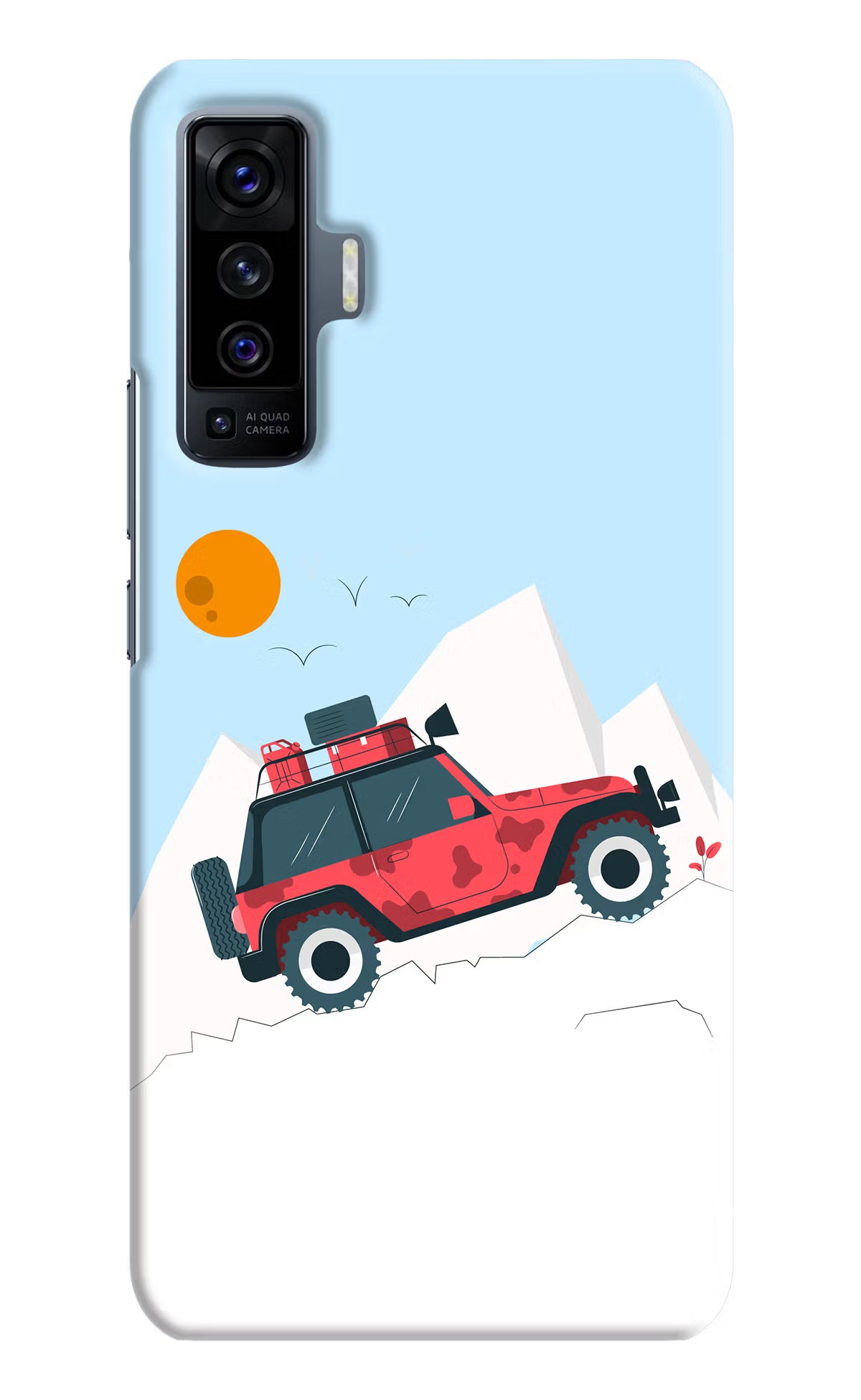 Mountain Trail Beast Vivo X50 Back Cover - Mountain Trail Beast Vivo X50 Hard Case Back Cover by Casekaro Mountain Trail Beast Vivo X50 Hard Case Back Cover by Casekaro
