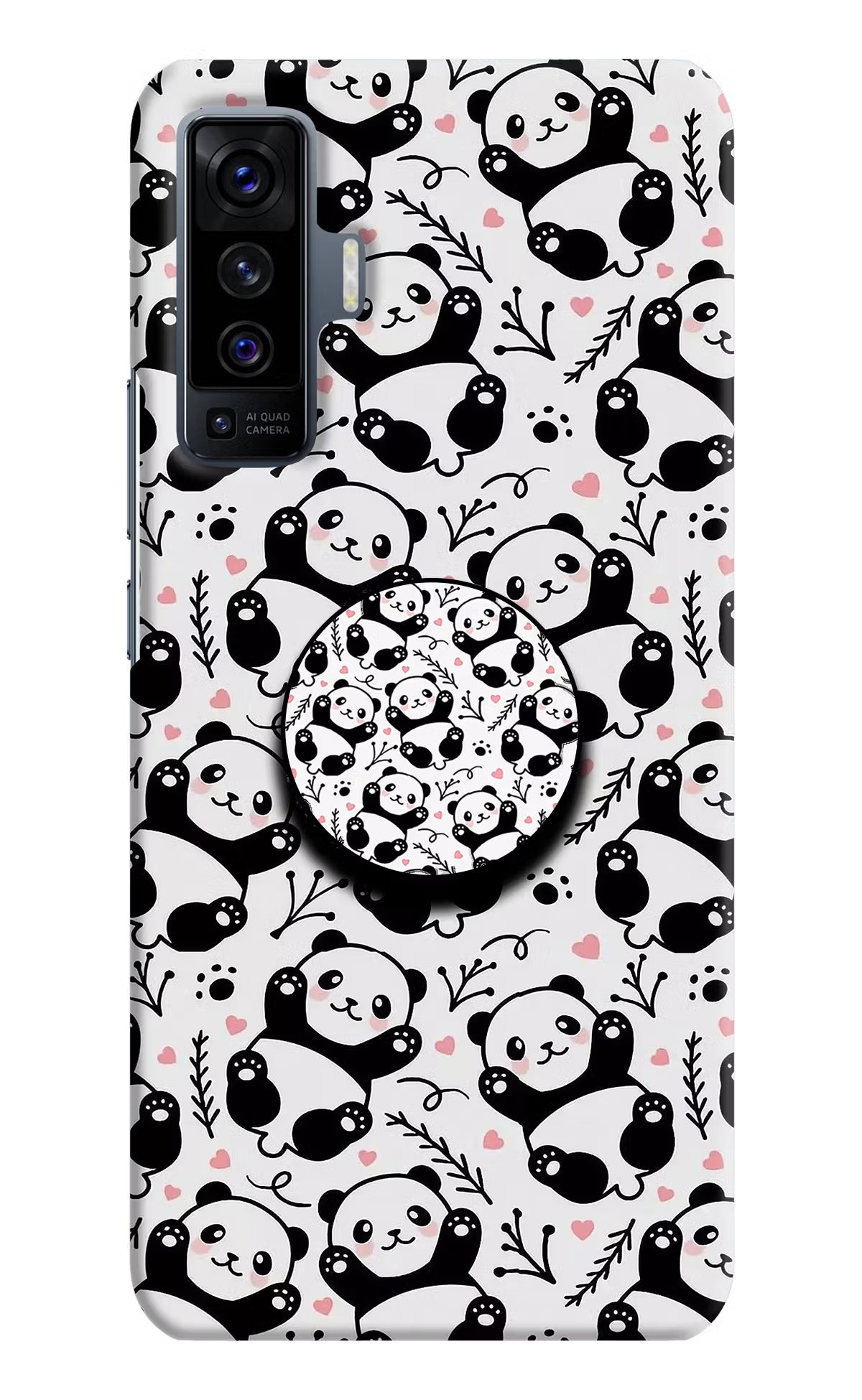 Cute Panda Vivo X50 Pop Case - Cute Panda Vivo X50 Pop Case by Casekaro Cute Panda Vivo X50 Pop Case by Casekaro