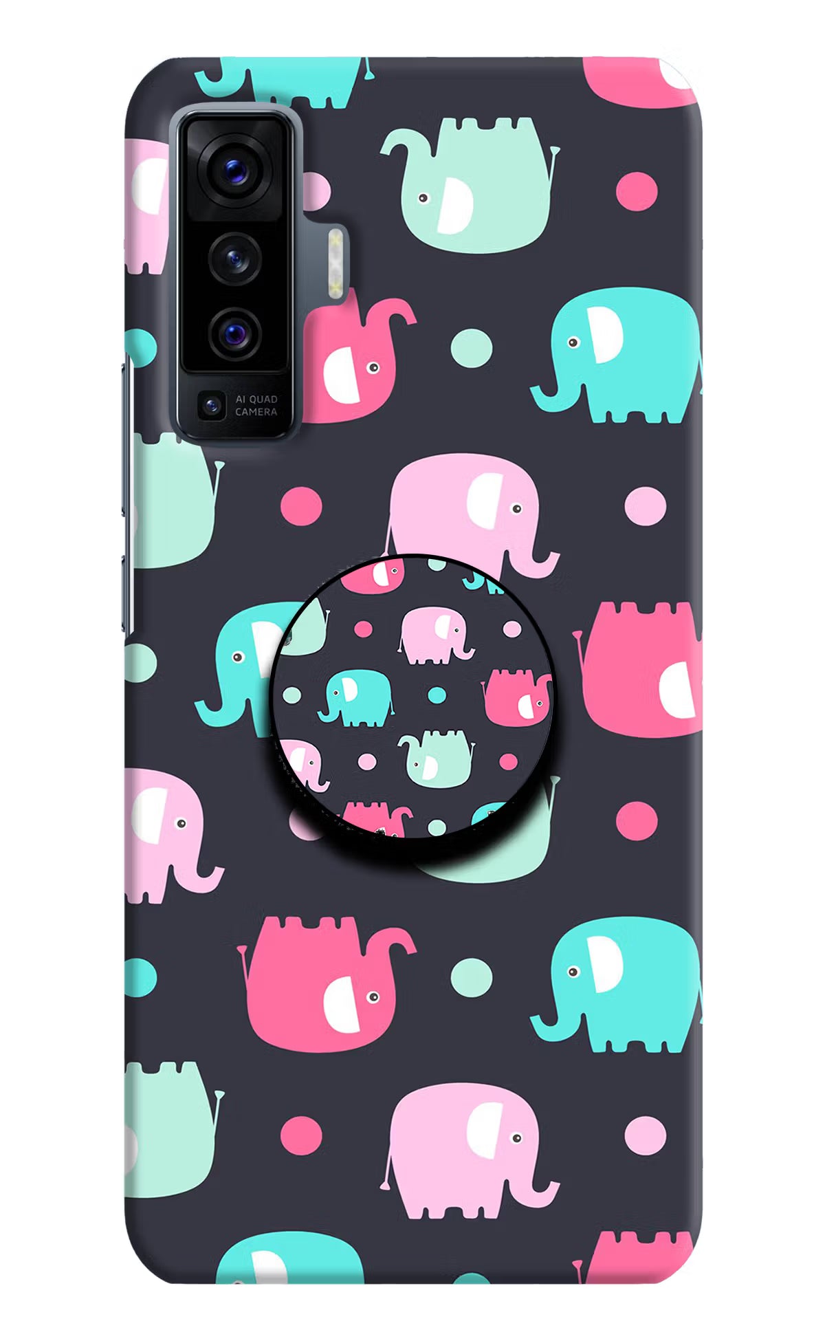 Baby Elephants Vivo X50 Pop Case - Baby Elephants Vivo X50 Pop Case by Casekaro Baby Elephants Vivo X50 Pop Case by Casekaro