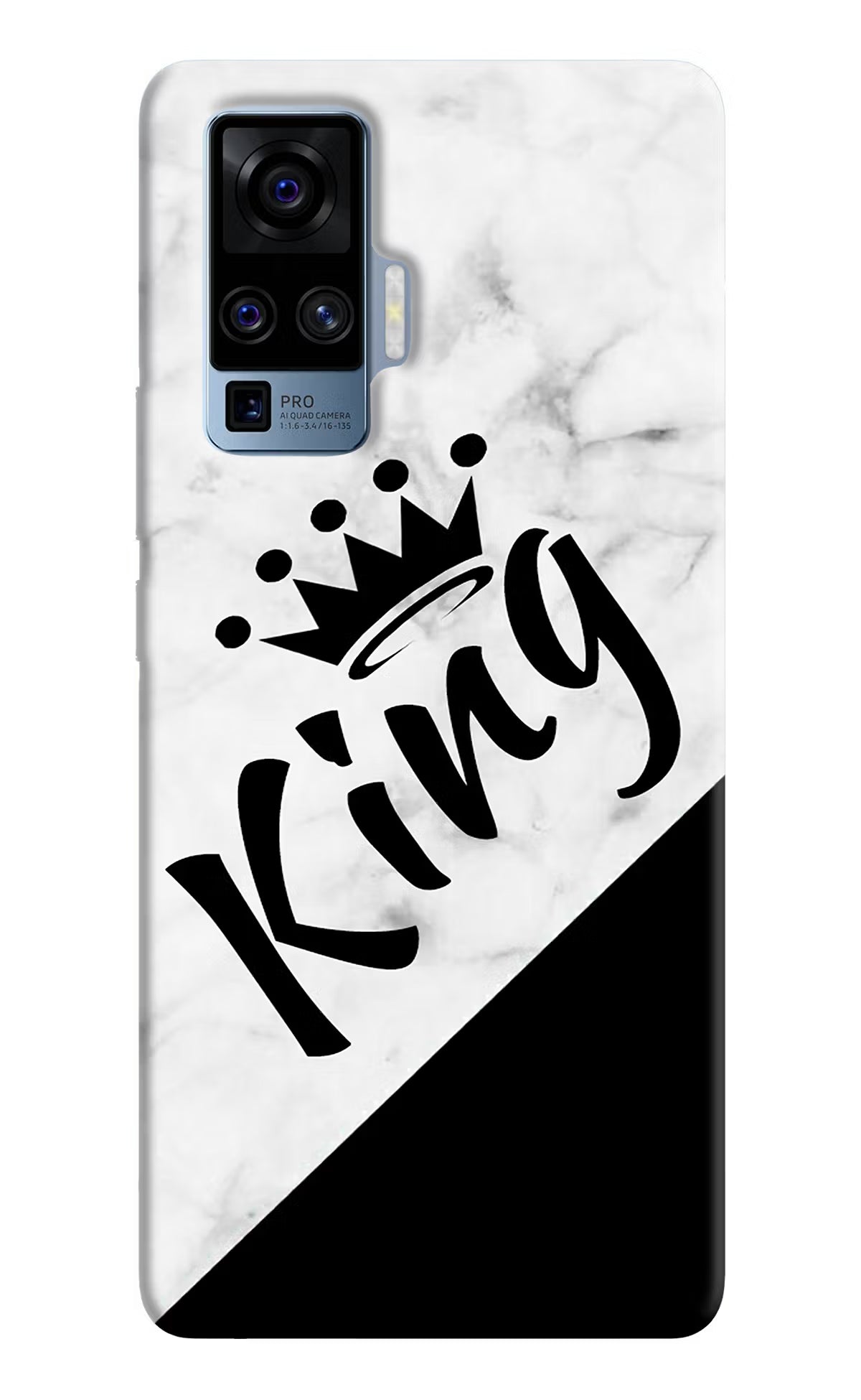 King Vivo X50 Pro Back Cover - King Vivo X50 Pro Hard Case Back Cover by Casekaro King Vivo X50 Pro Hard Case Back Cover by Casekaro