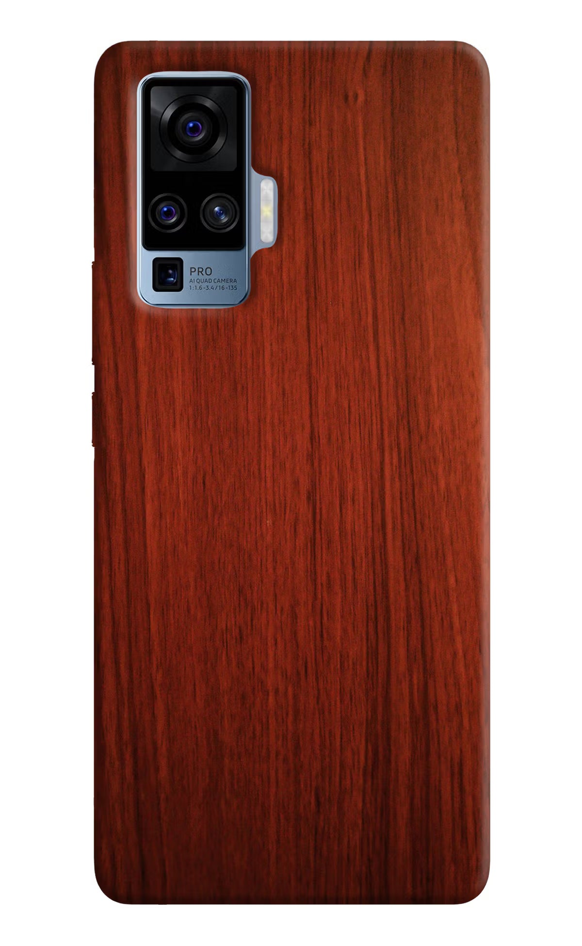 Wooden Plain Pattern Vivo X50 Pro Back Cover - Wooden Plain Pattern Vivo X50 Pro Hard Case Back Cover by Casekaro Wooden Plain Pattern Vivo X50 Pro Hard Case Back Cover by Casekaro