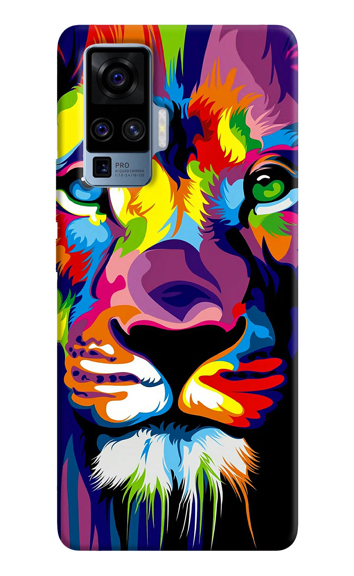 Lion Vivo X50 Pro Back Cover - Lion Vivo X50 Pro Hard Case Back Cover by Casekaro Lion Vivo X50 Pro Hard Case Back Cover by Casekaro