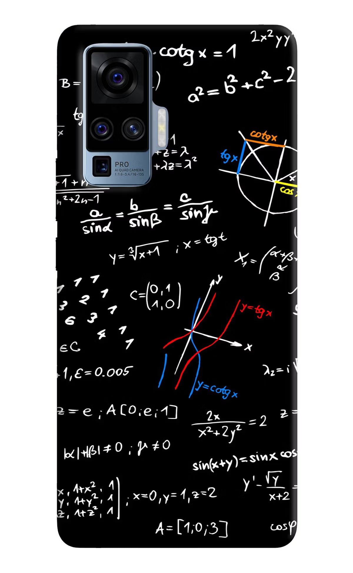 Mathematics Formula Vivo X50 Pro Back Cover - Mathematics Formula Vivo X50 Pro Hard Case Back Cover by Casekaro Mathematics Formula Vivo X50 Pro Hard Case Back Cover by Casekaro