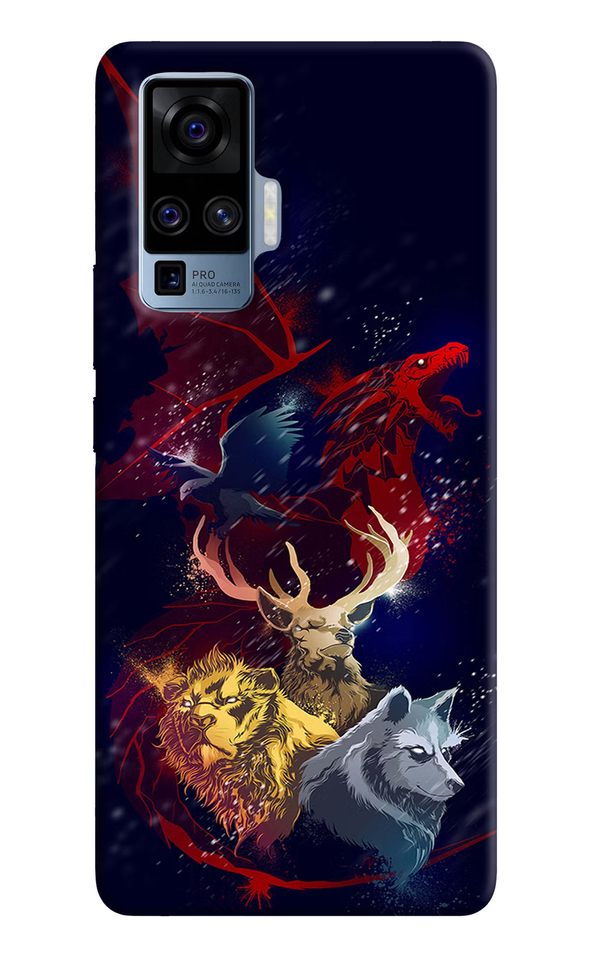 Game Of Thrones Vivo X50 Pro Back Cover - Game Of Thrones Vivo X50 Pro Hard Case Back Cover by Casekaro Game Of Thrones Vivo X50 Pro Hard Case Back Cover by Casekaro