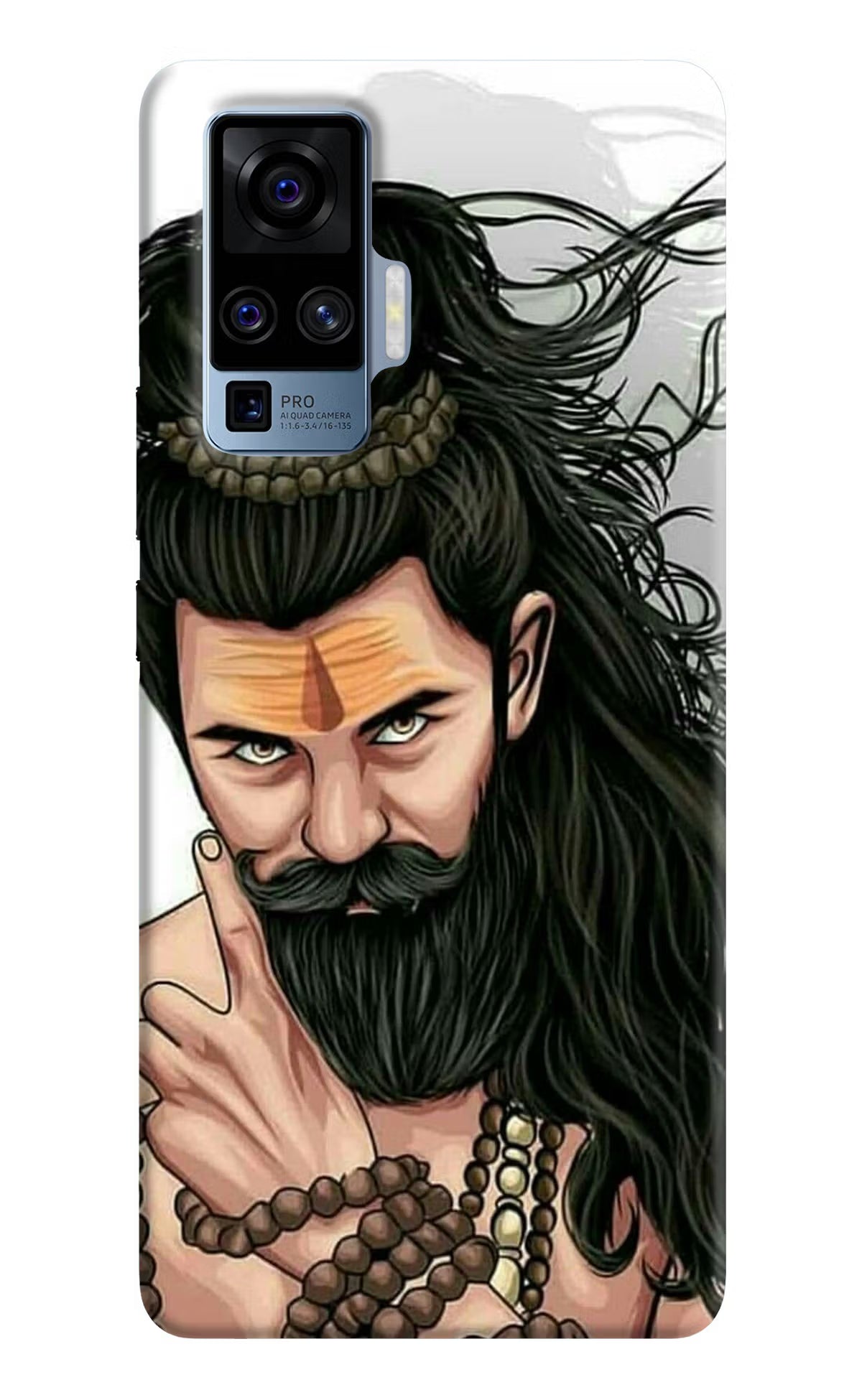 Mahadev Vivo X50 Pro Back Cover - Mahadev Vivo X50 Pro Hard Case Back Cover by Casekaro Mahadev Vivo X50 Pro Hard Case Back Cover by Casekaro