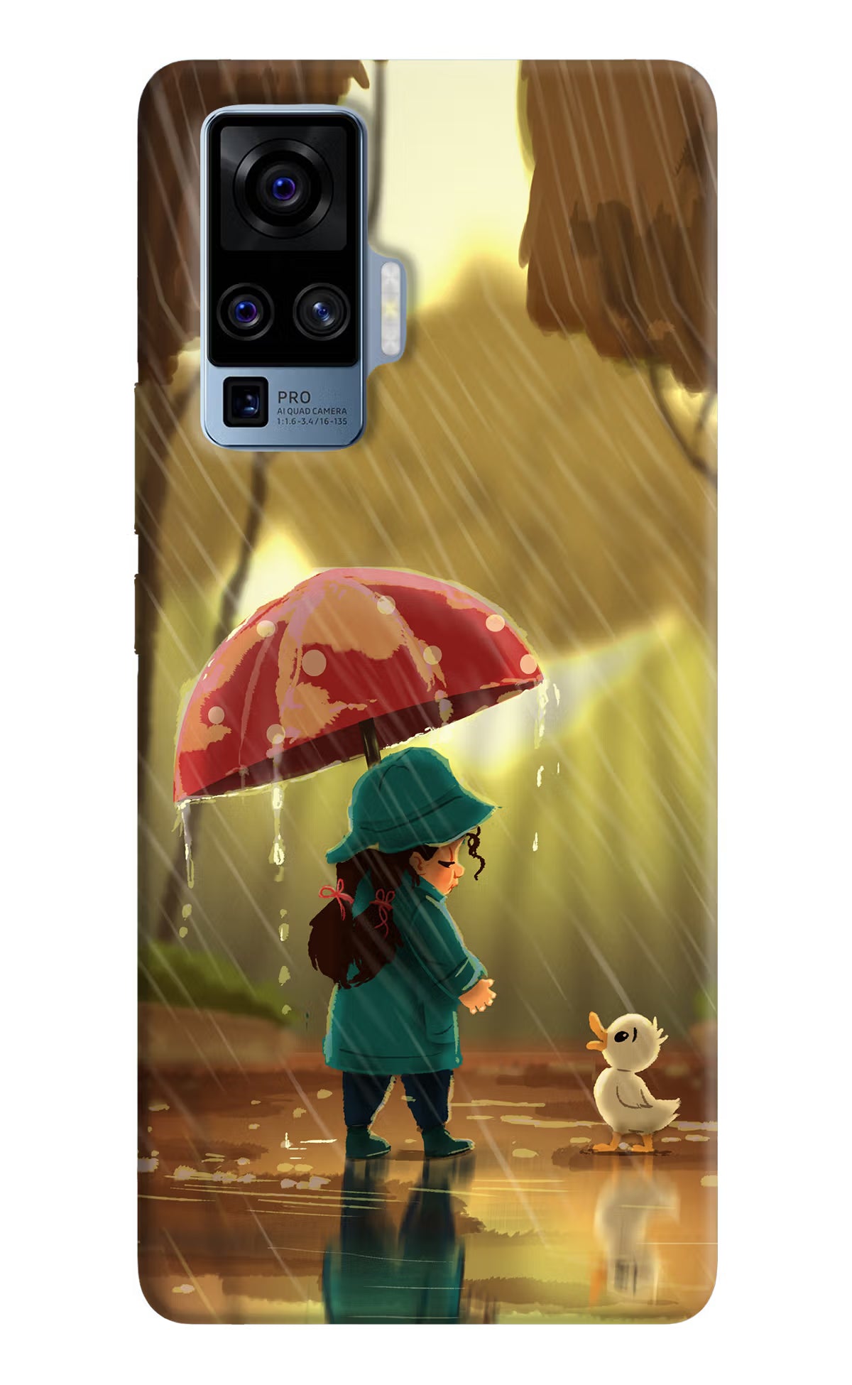 Rainy Day Vivo X50 Pro Back Cover - Rainy Day Vivo X50 Pro Hard Case Back Cover by Casekaro Rainy Day Vivo X50 Pro Hard Case Back Cover by Casekaro