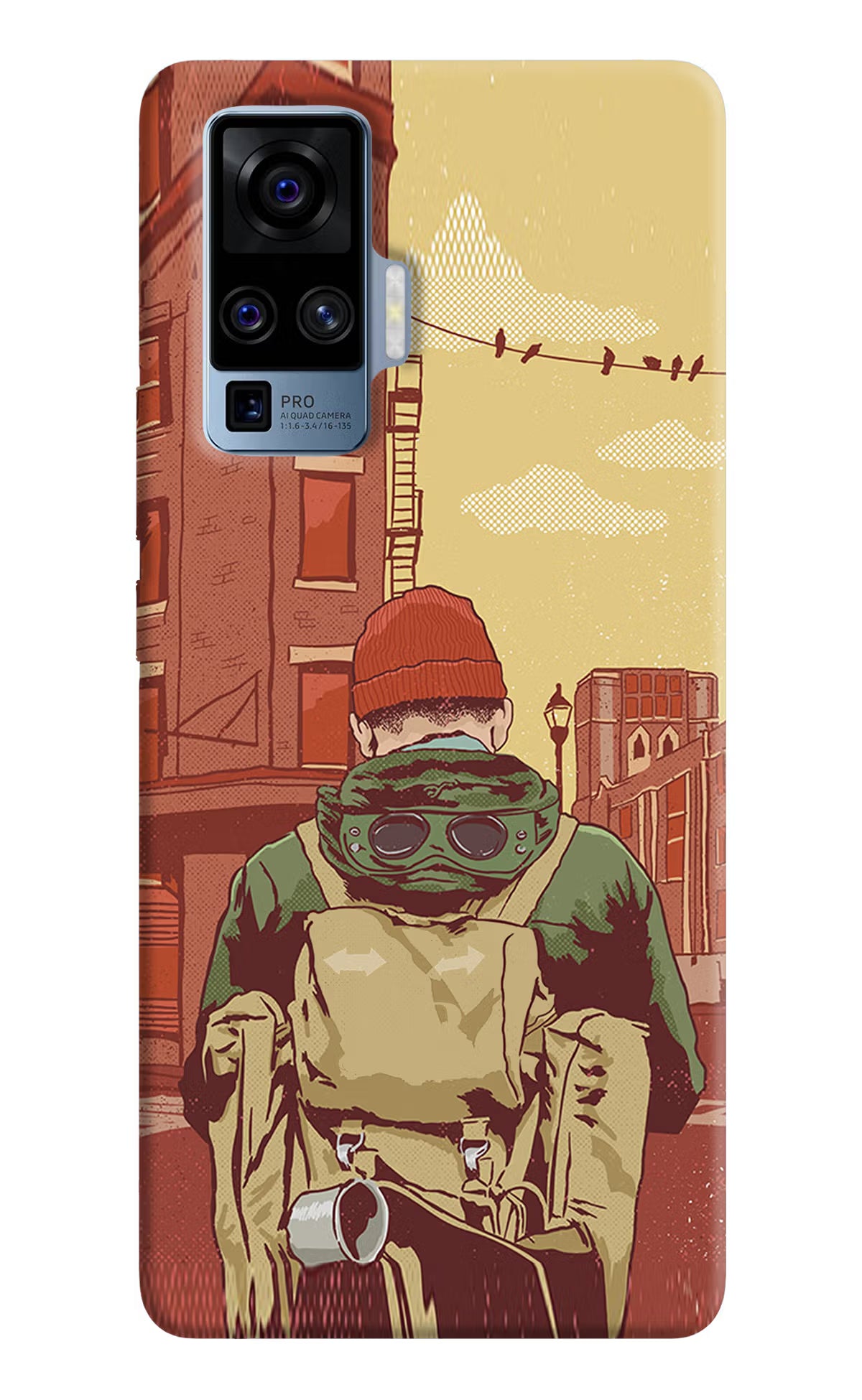 Adventurous Vivo X50 Pro Back Cover - Adventurous Vivo X50 Pro Hard Case Back Cover by Casekaro Adventurous Vivo X50 Pro Hard Case Back Cover by Casekaro