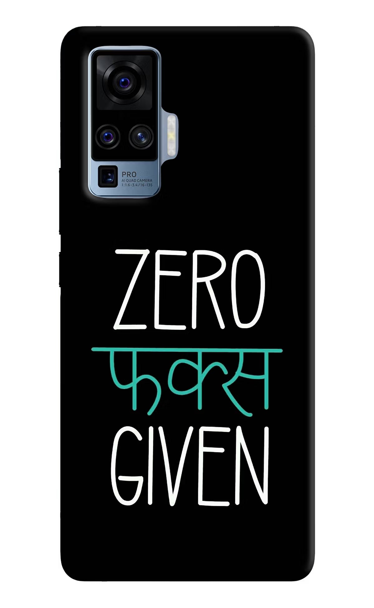 Zero Fucks Given Vivo X50 Pro Back Cover - Zero Fucks Given Vivo X50 Pro Hard Case Back Cover by Casekaro Zero Fucks Given Vivo X50 Pro Hard Case Back Cover by Casekaro