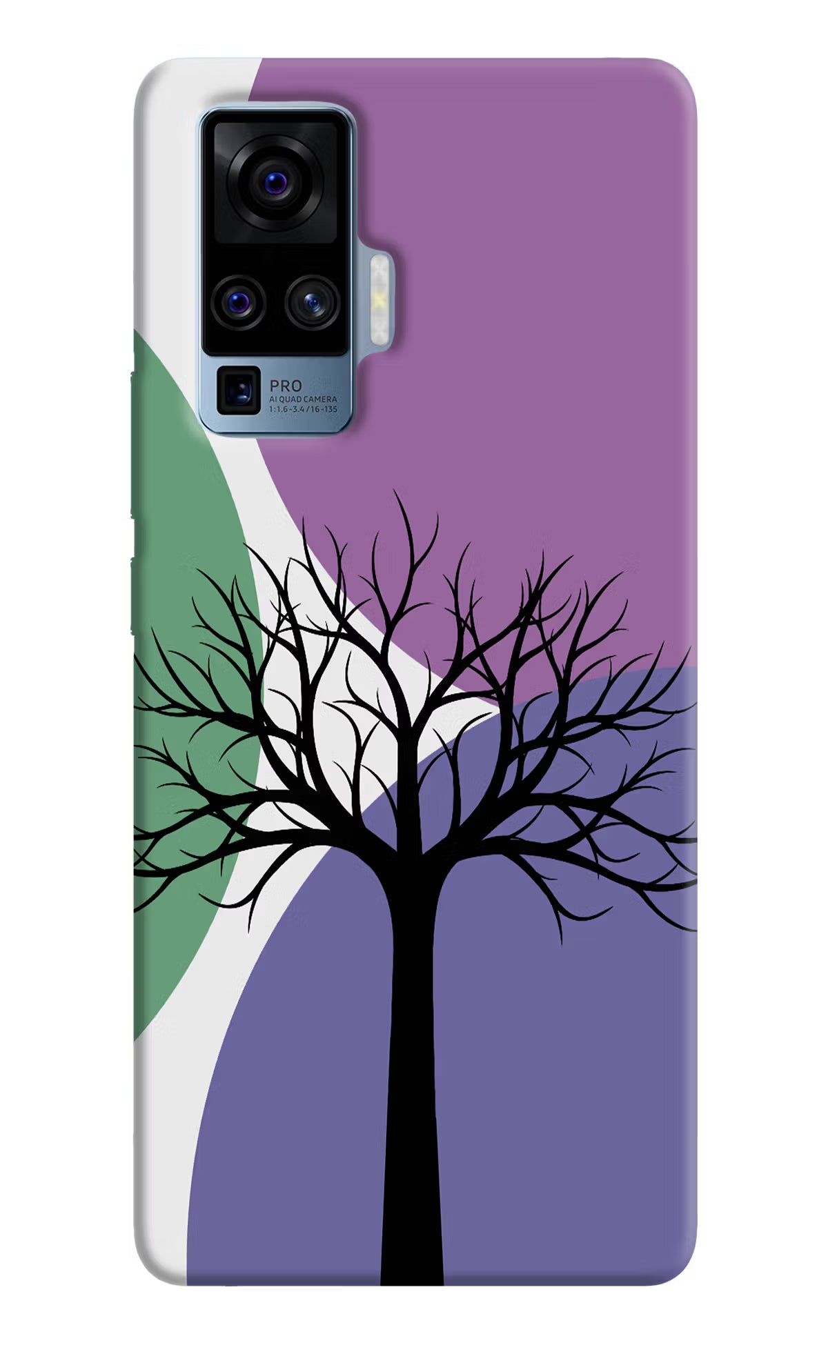 Tree Art Vivo X50 Pro Back Cover - Tree Art Vivo X50 Pro Hard Case Back Cover by Casekaro Tree Art Vivo X50 Pro Hard Case Back Cover by Casekaro