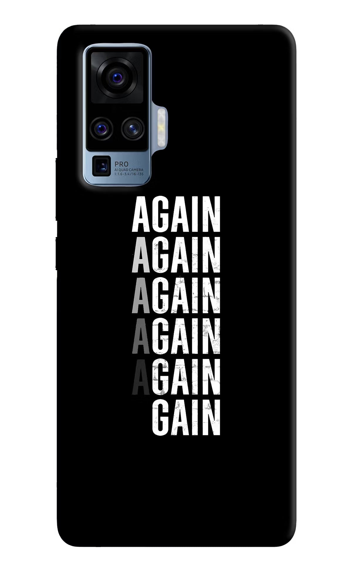 Again Again Gain Vivo X50 Pro Back Cover - Again Again Gain Vivo X50 Pro Hard Case Back Cover by Casekaro Again Again Gain Vivo X50 Pro Hard Case Back Cover by Casekaro