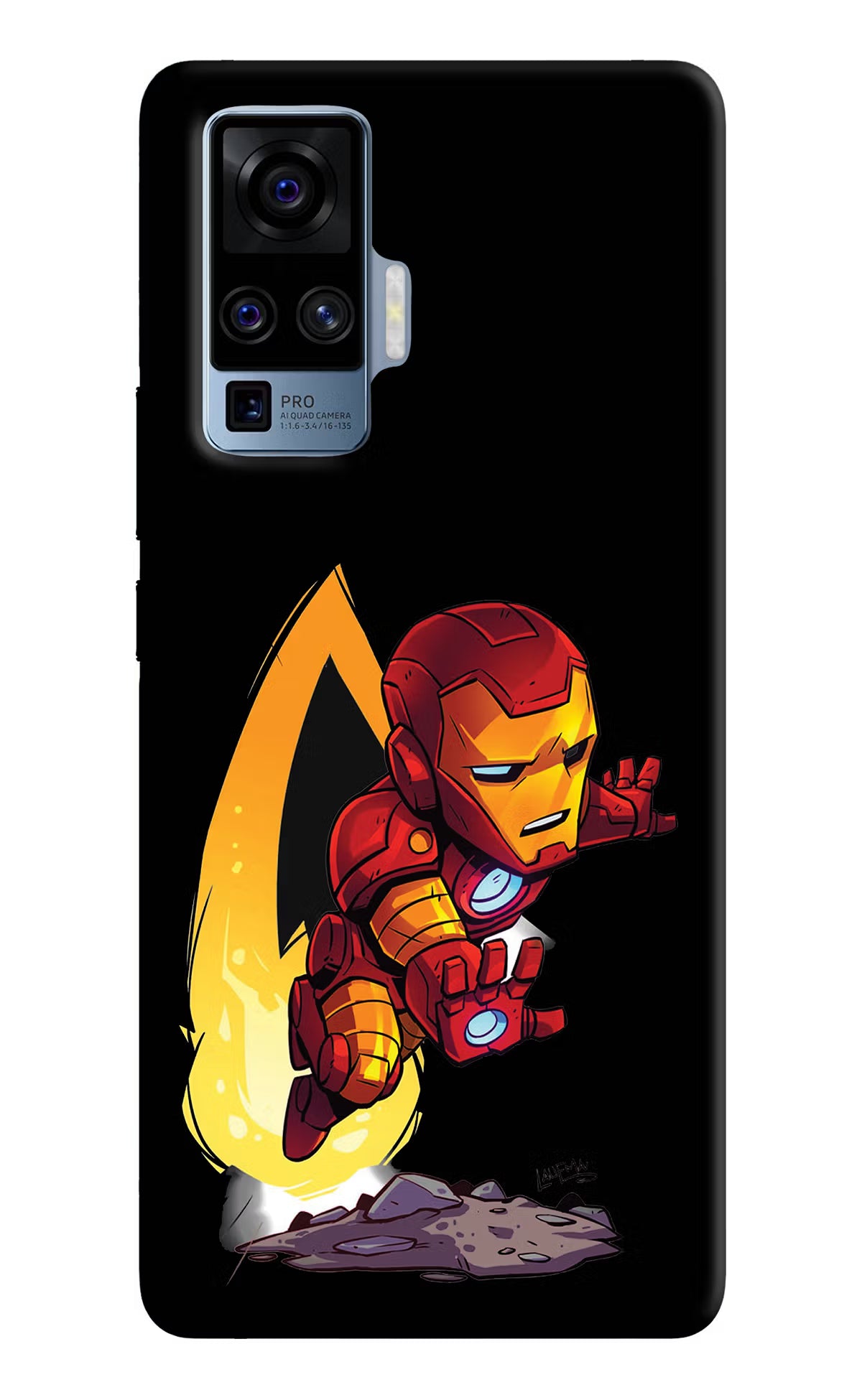 IronMan Vivo X50 Pro Back Cover - IronMan Vivo X50 Pro Hard Case Back Cover by Casekaro IronMan Vivo X50 Pro Hard Case Back Cover by Casekaro