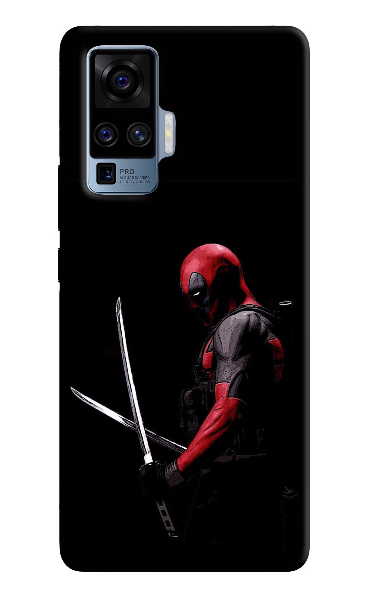 Deadpool Vivo X50 Pro Back Cover - Deadpool Vivo X50 Pro Hard Case Back Cover by Casekaro Deadpool Vivo X50 Pro Hard Case Back Cover by Casekaro