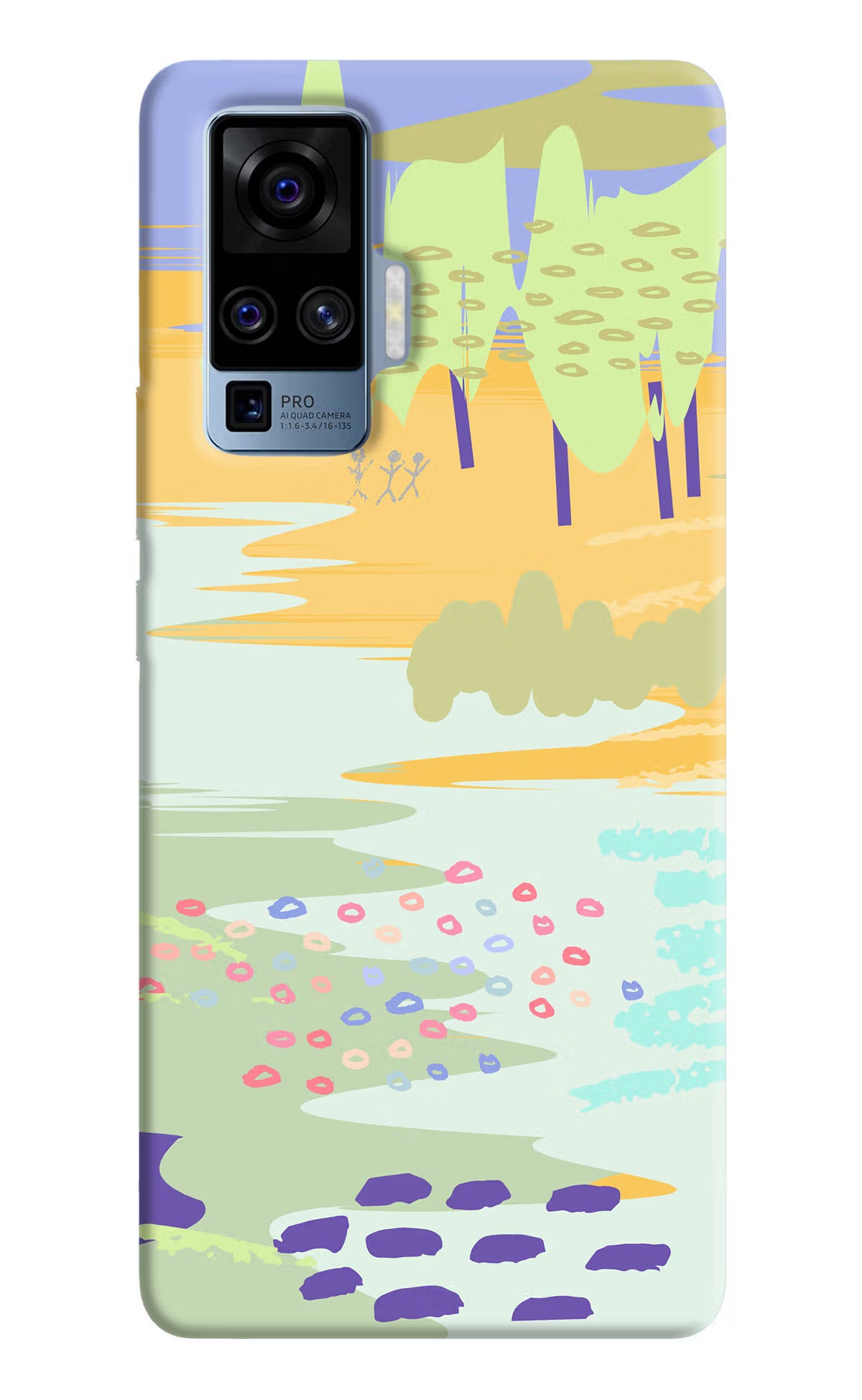 Scenery Vivo X50 Pro Back Cover - Scenery Vivo X50 Pro Hard Case Back Cover by Casekaro Scenery Vivo X50 Pro Hard Case Back Cover by Casekaro