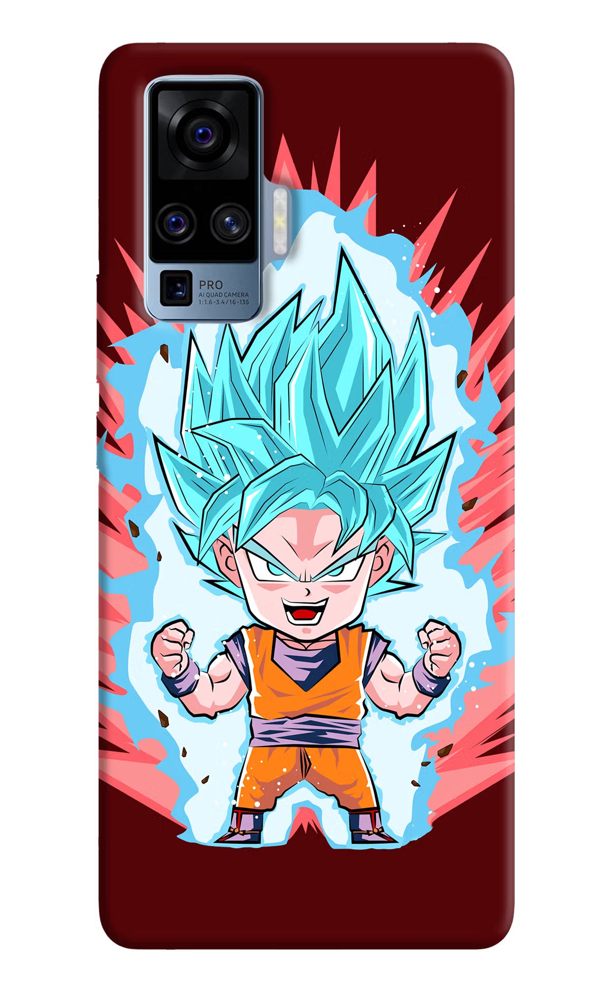 Goku Little Vivo X50 Pro Back Cover - Goku Little Vivo X50 Pro Hard Case Back Cover by Casekaro Goku Little Vivo X50 Pro Hard Case Back Cover by Casekaro