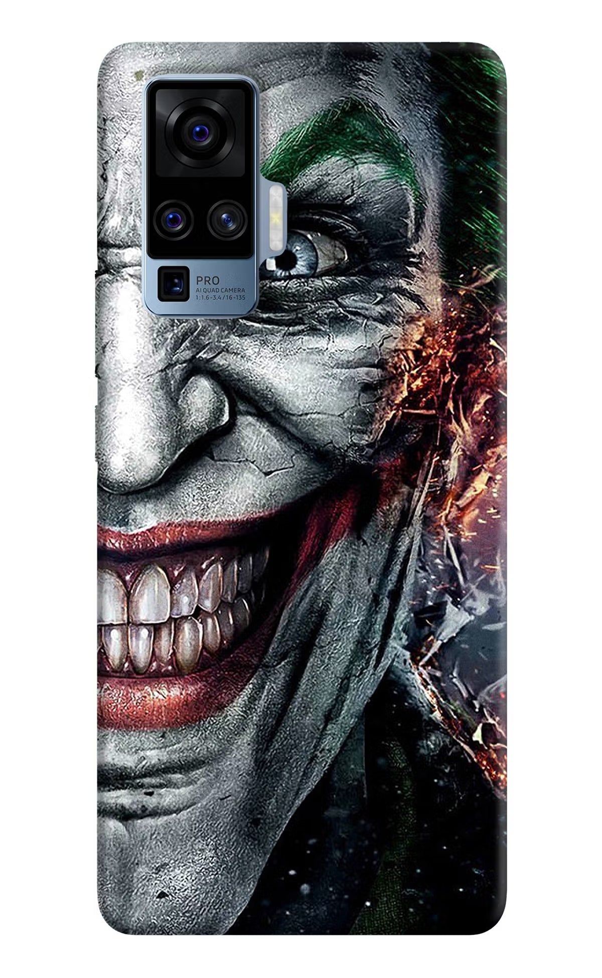 Joker Cam Vivo X50 Pro Back Cover - Joker Cam Vivo X50 Pro Hard Case Back Cover by Casekaro Joker Cam Vivo X50 Pro Hard Case Back Cover by Casekaro