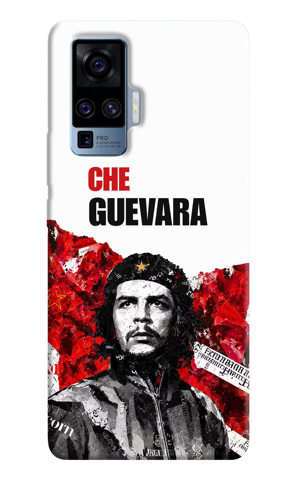Che Guevara Revolution Vivo X50 Pro Back Cover - Che Guevara Revolution Vivo X50 Pro Back Cover Che Guevara Revolution Vivo X50 Pro Back Cover