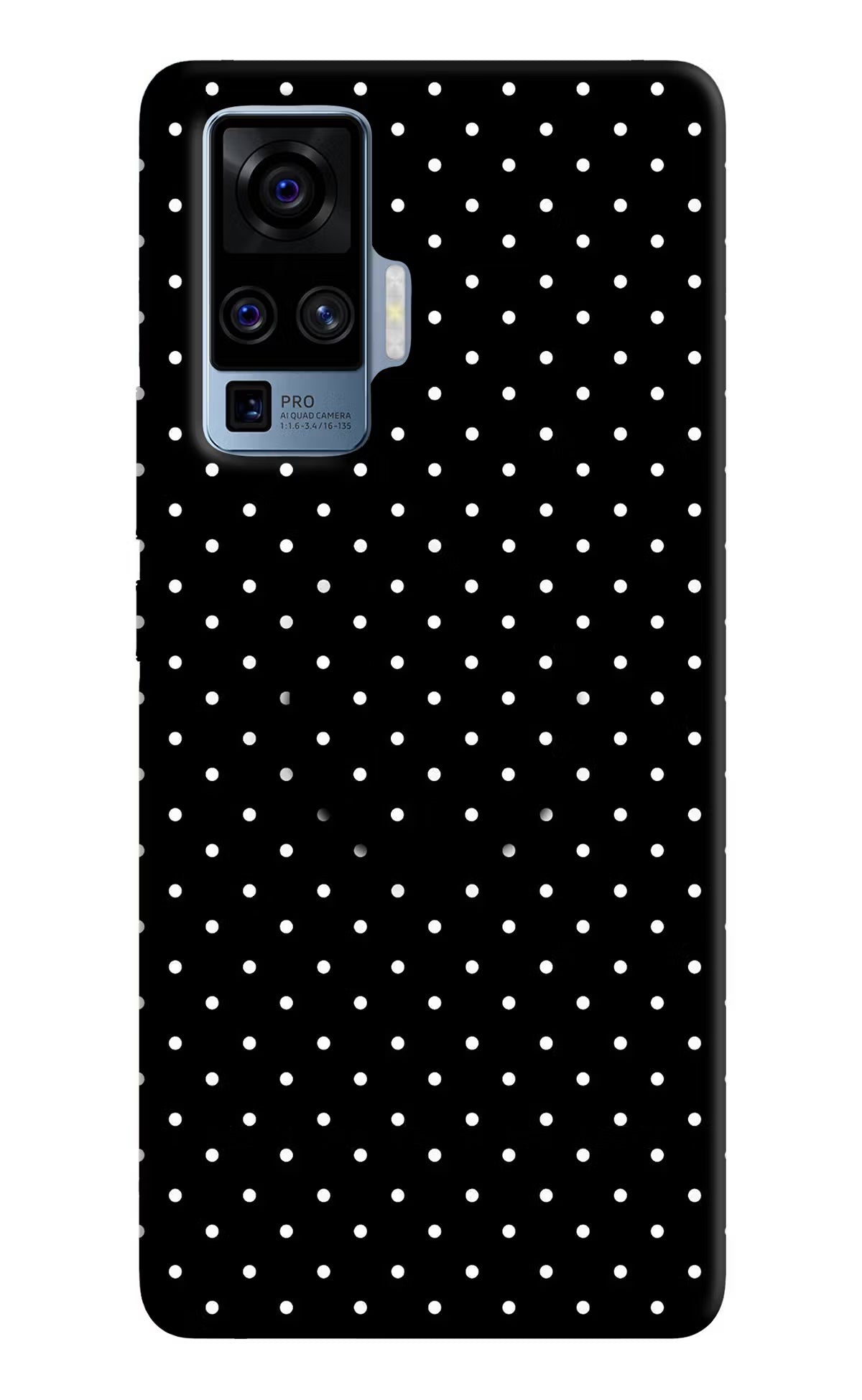 White Dots Vivo X50 Pro Pop Case - White Dots Vivo X50 Pro Pop Case by Casekaro White Dots Vivo X50 Pro Pop Case by Casekaro