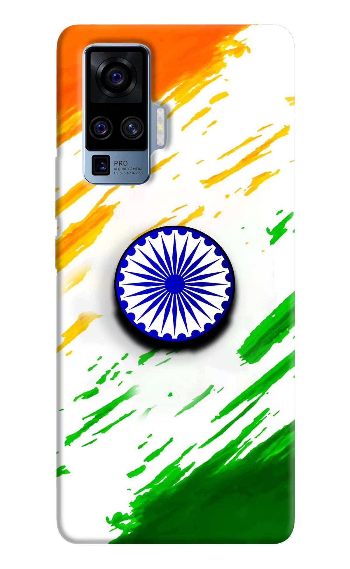 Indian Flag Ashoka Chakra Vivo X50 Pro Pop Case - Indian Flag Ashoka Chakra Vivo X50 Pro Pop Case by Casekaro Indian Flag Ashoka Chakra Vivo X50 Pro Pop Case by Casekaro