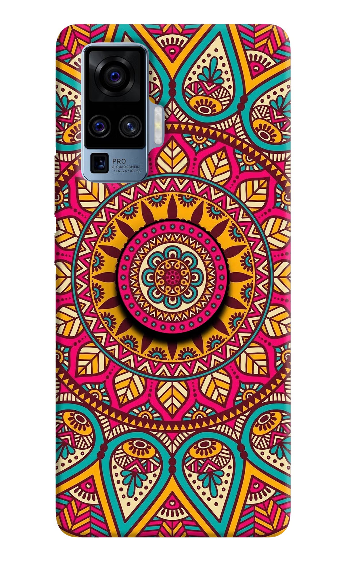 Mandala Vivo X50 Pro Pop Case - Mandala Vivo X50 Pro Pop Case by Casekaro Mandala Vivo X50 Pro Pop Case by Casekaro