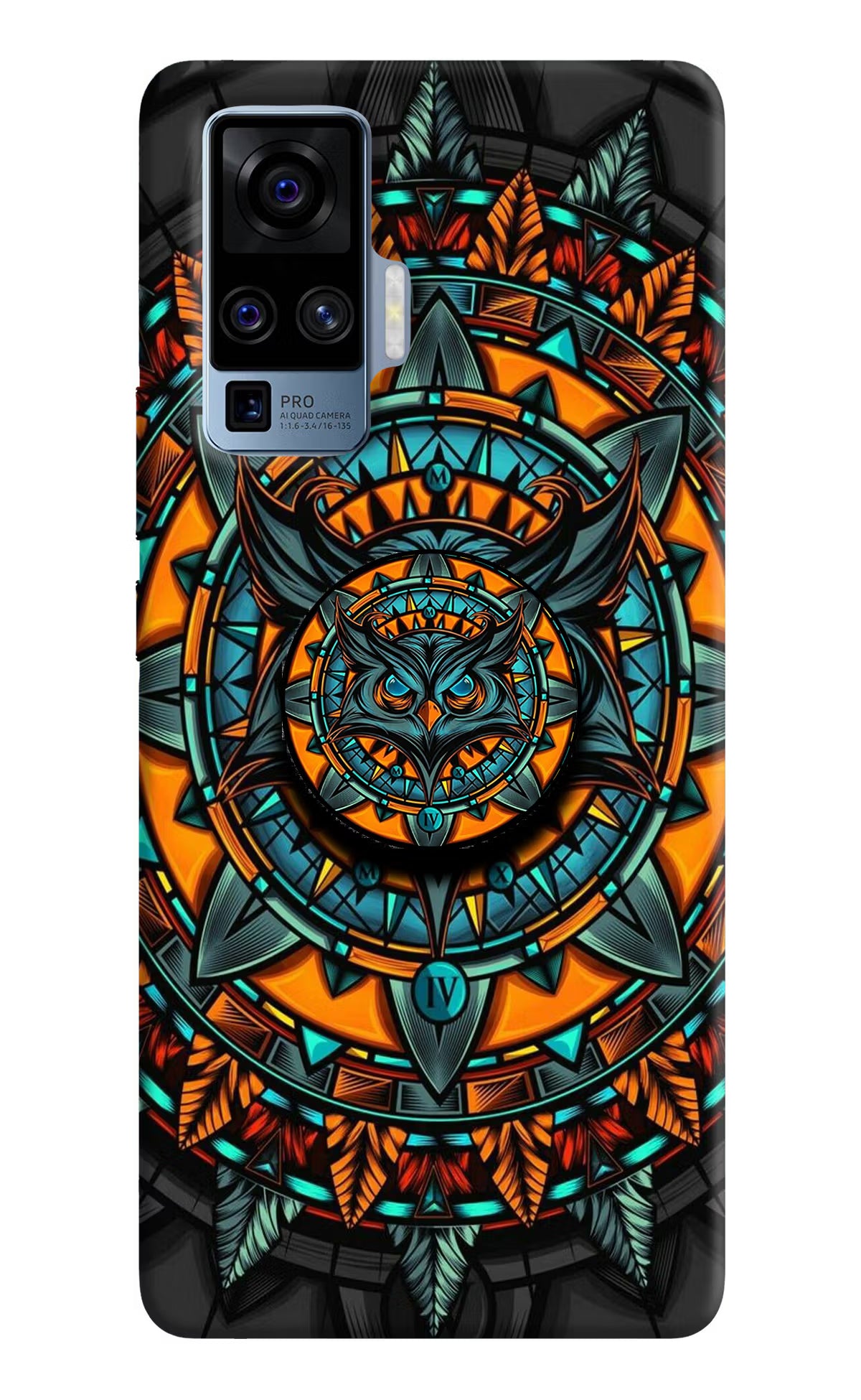 Angry Owl Vivo X50 Pro Pop Case - Angry Owl Vivo X50 Pro Pop Case by Casekaro Angry Owl Vivo X50 Pro Pop Case by Casekaro